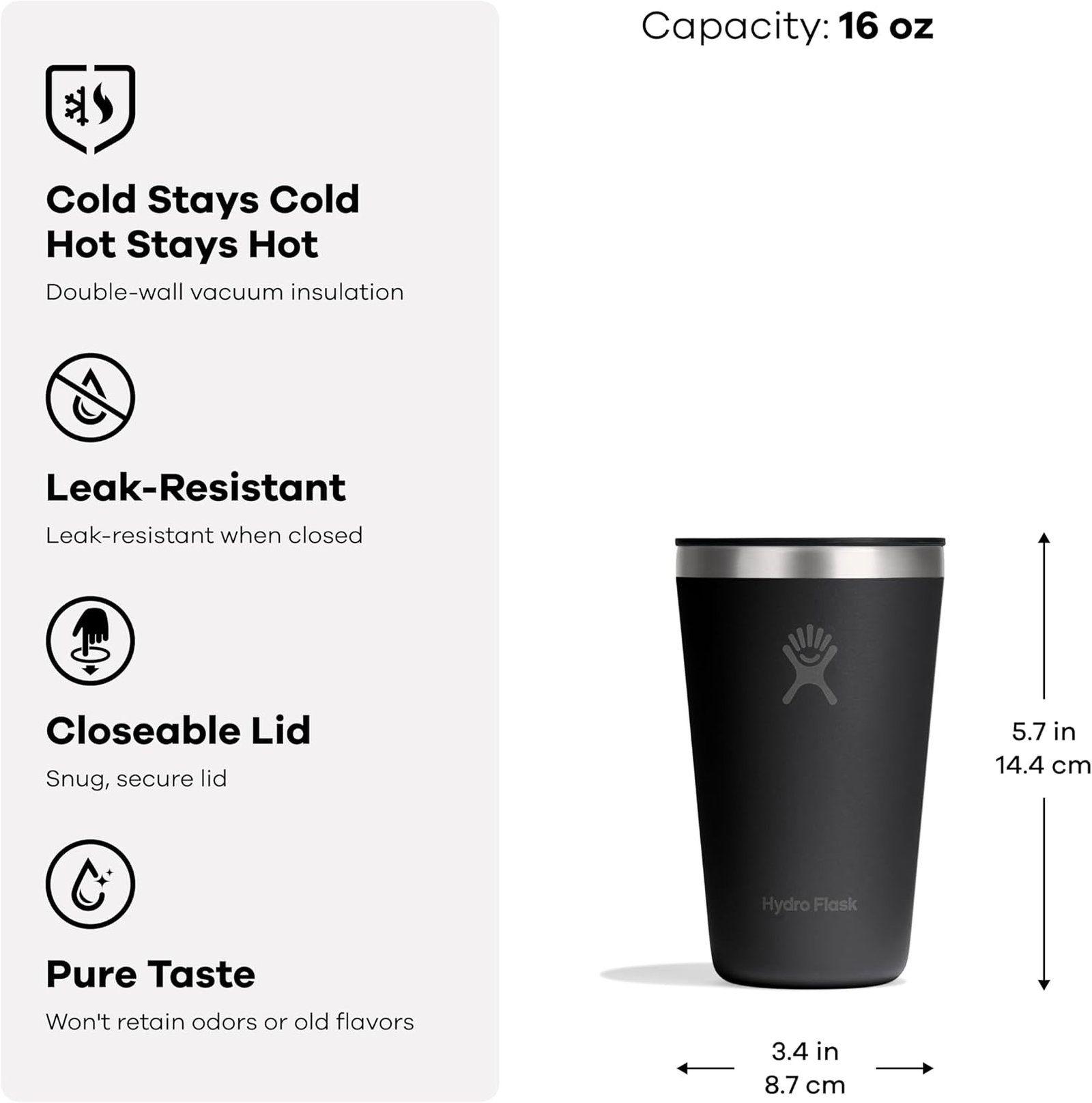 Botella Hydroflask All Arround 591Ml Blanco-2