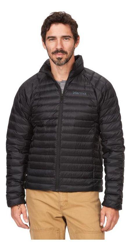 Chaqueta Marmot Hombre Pluma Hype Down Negro-0