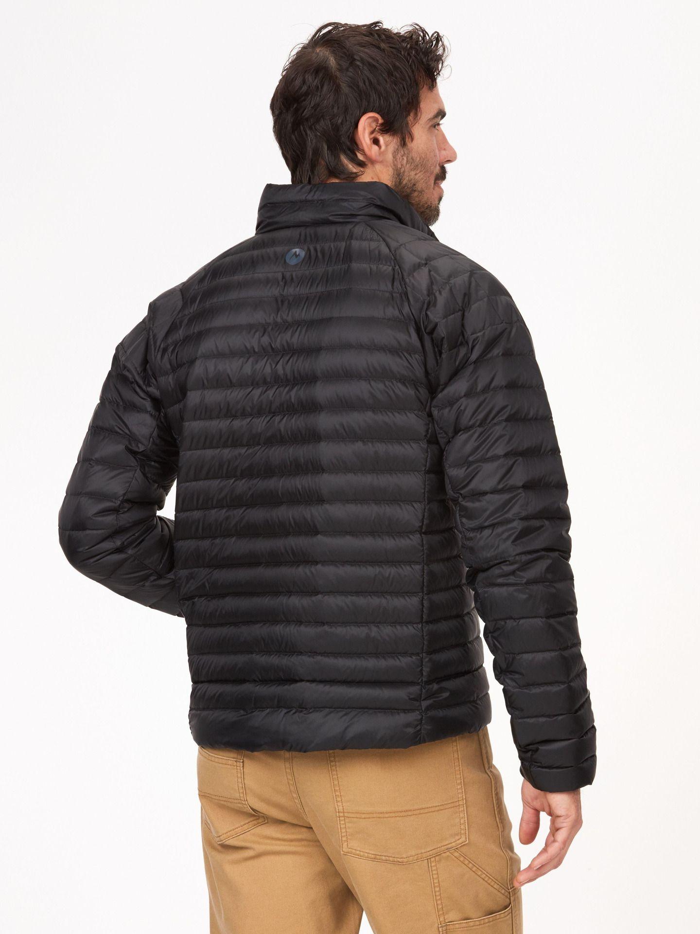 Chaqueta Marmot Hombre Pluma Hype Down Negro-1