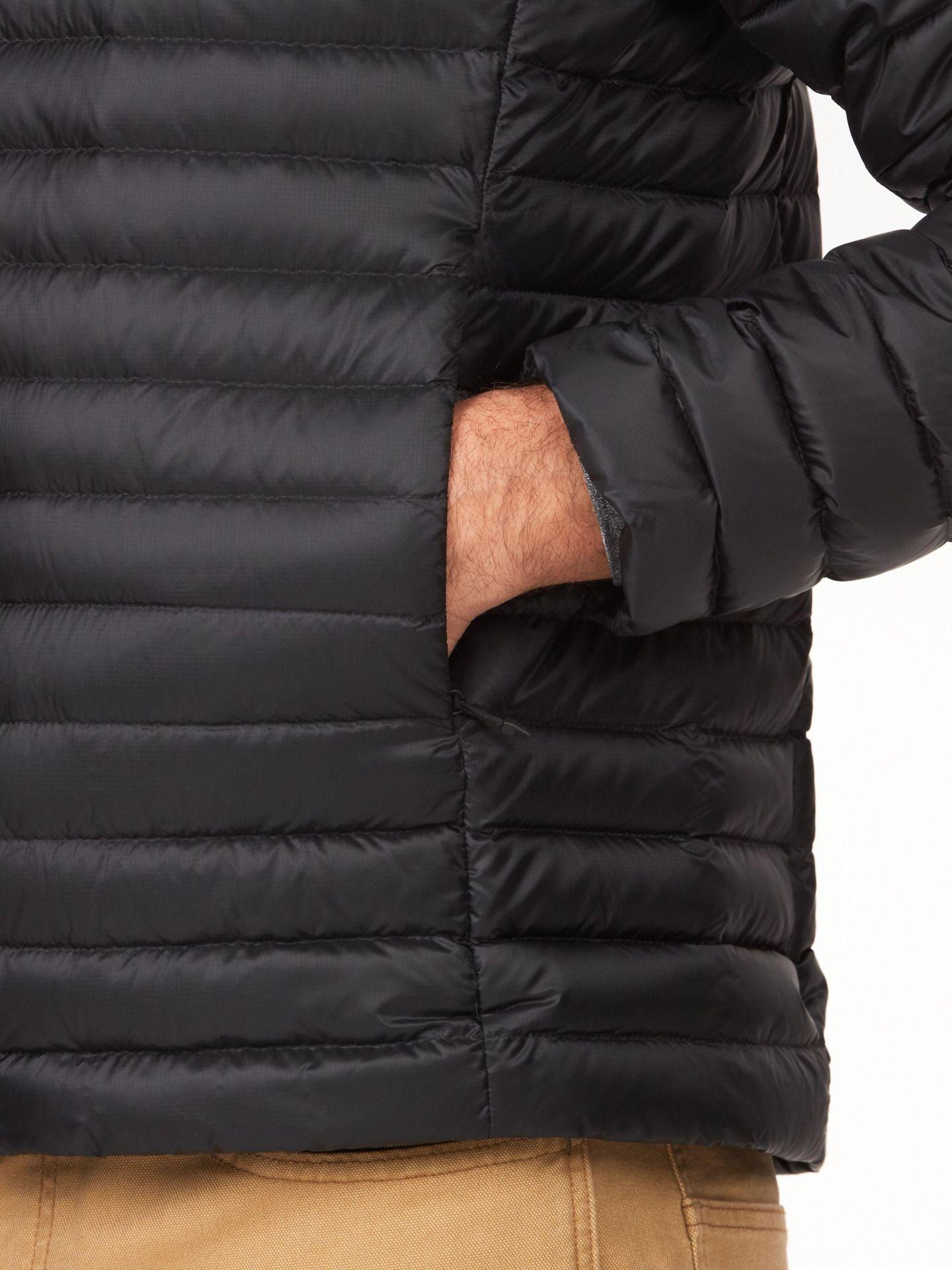 Chaqueta Marmot Hombre Pluma Hype Down Negro-4