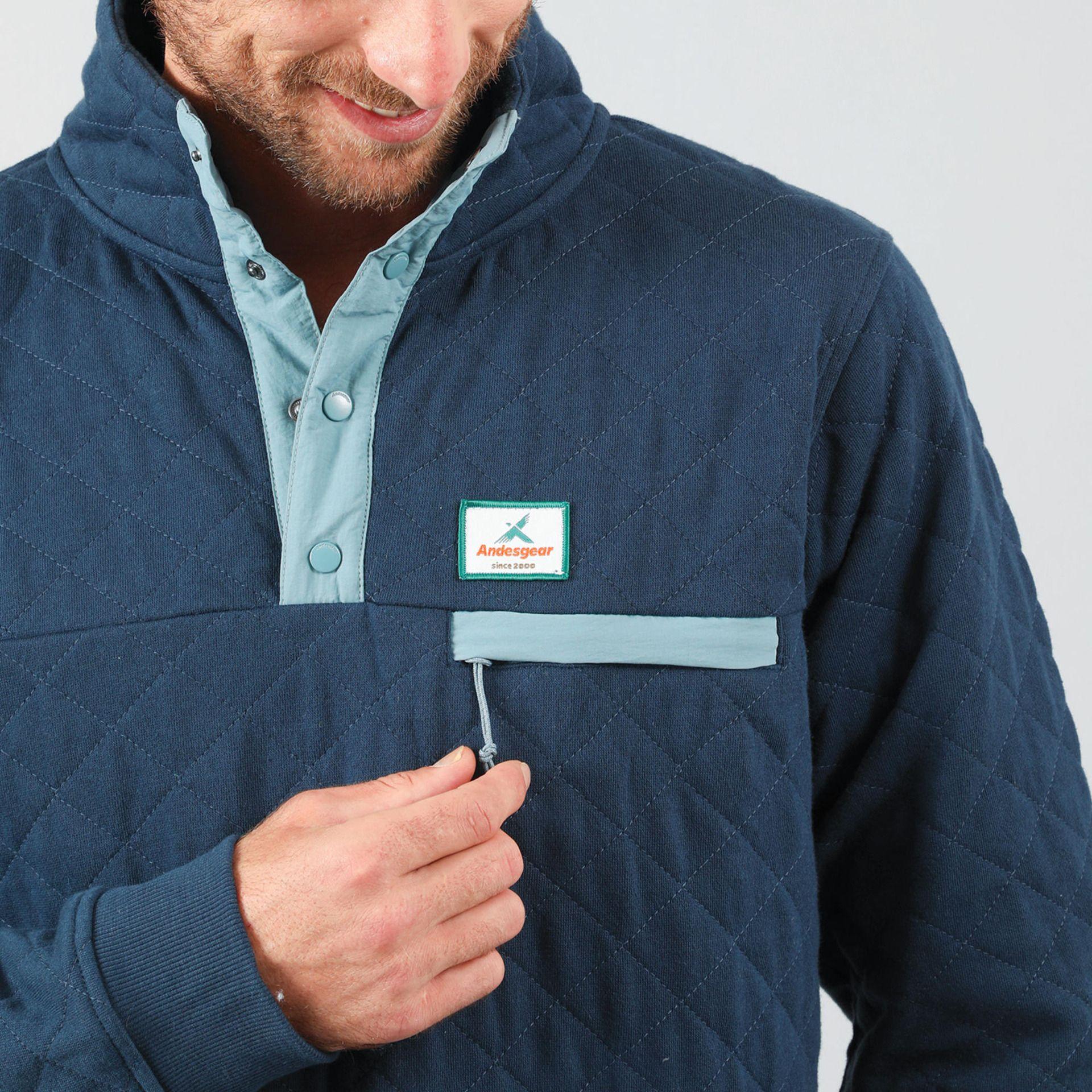 Poleron Andesgear Hombre Vichuquén Azul Azul-4