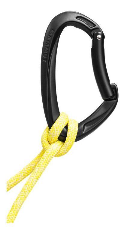 Mosquetón Mammut Unisex Crag Key Lock Negro-1