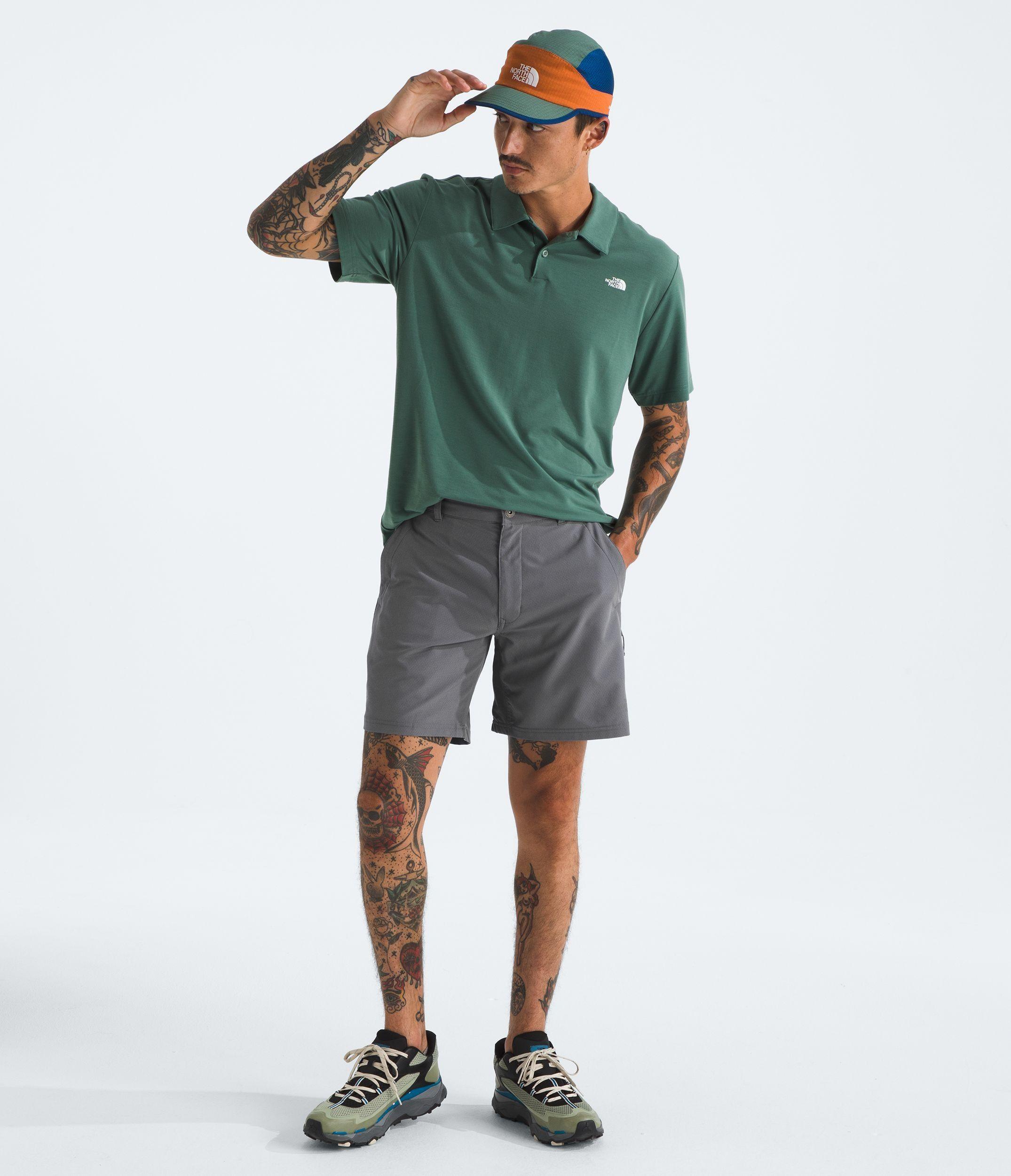 Short TNF Hombre De Trekking Rolling Sun Packable Gris-2