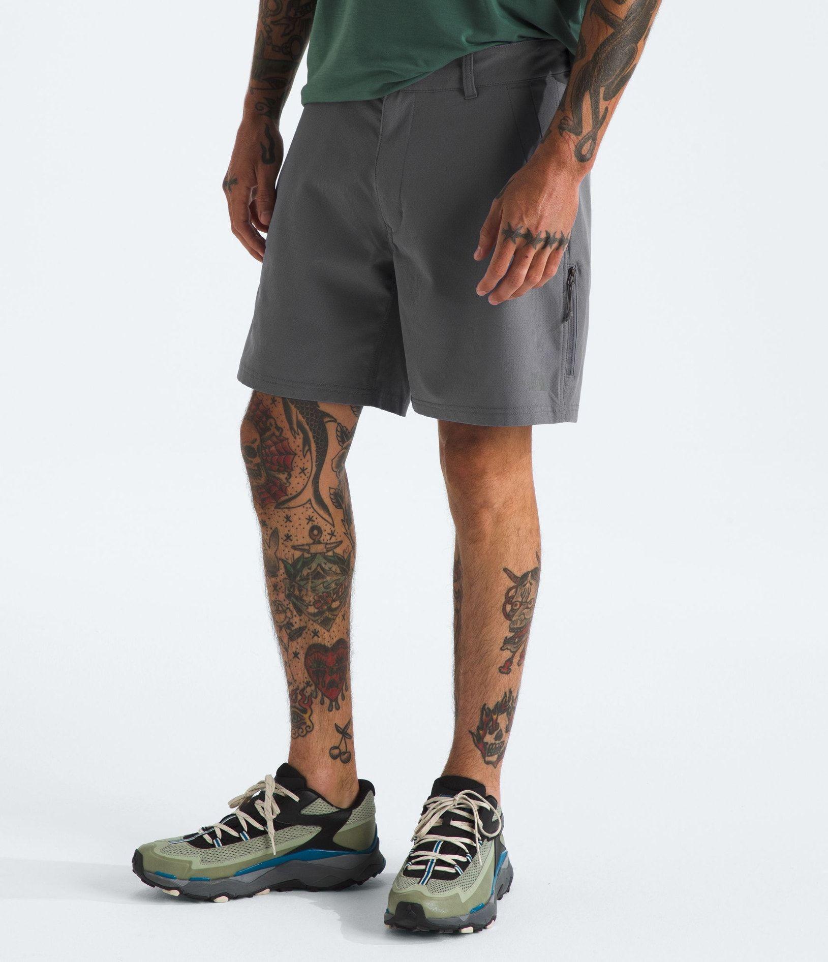 Short TNF Hombre De Trekking Rolling Sun Packable Gris-3