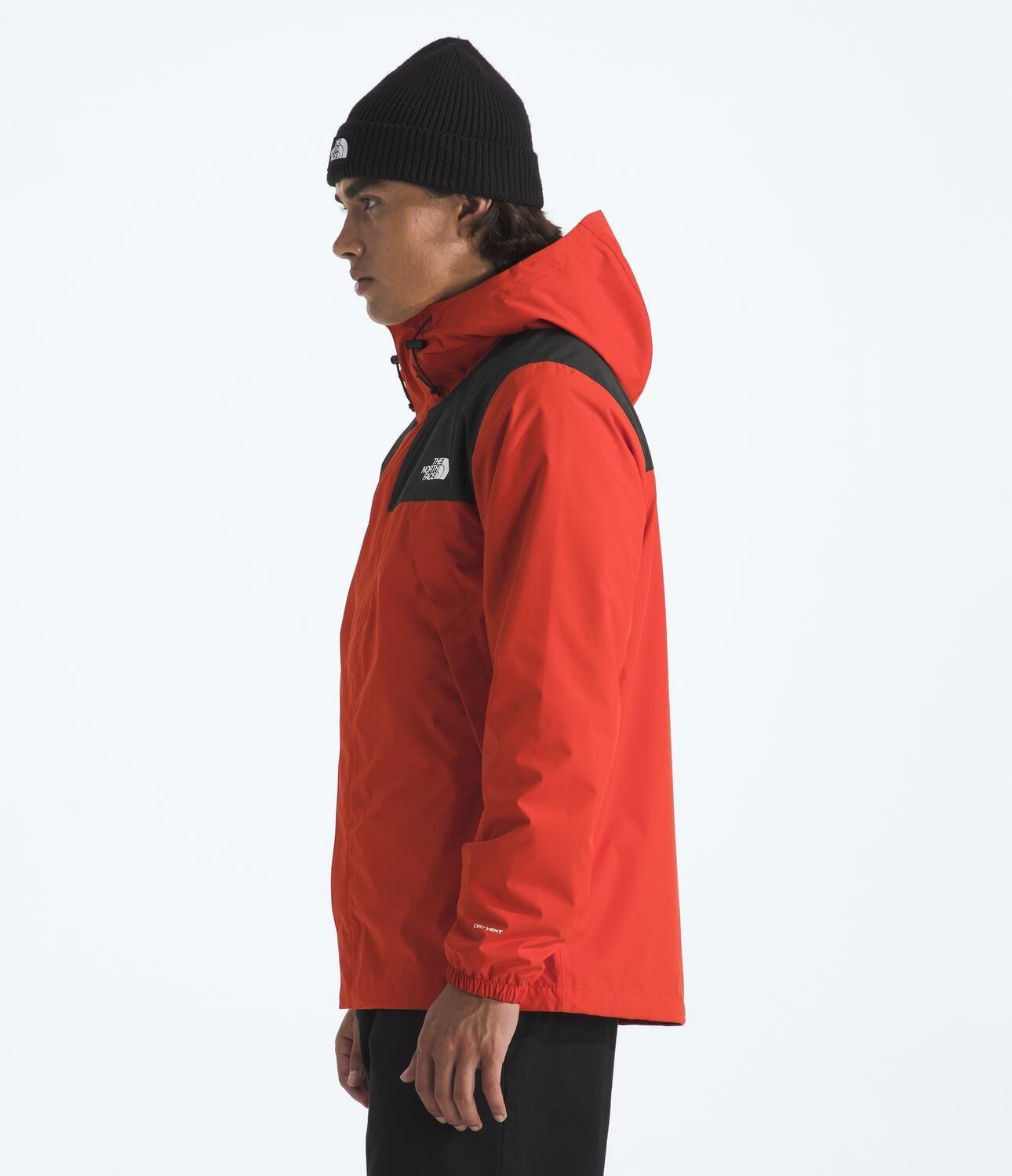 Chaqueta Impermeable Antora Hombre Rojo-3