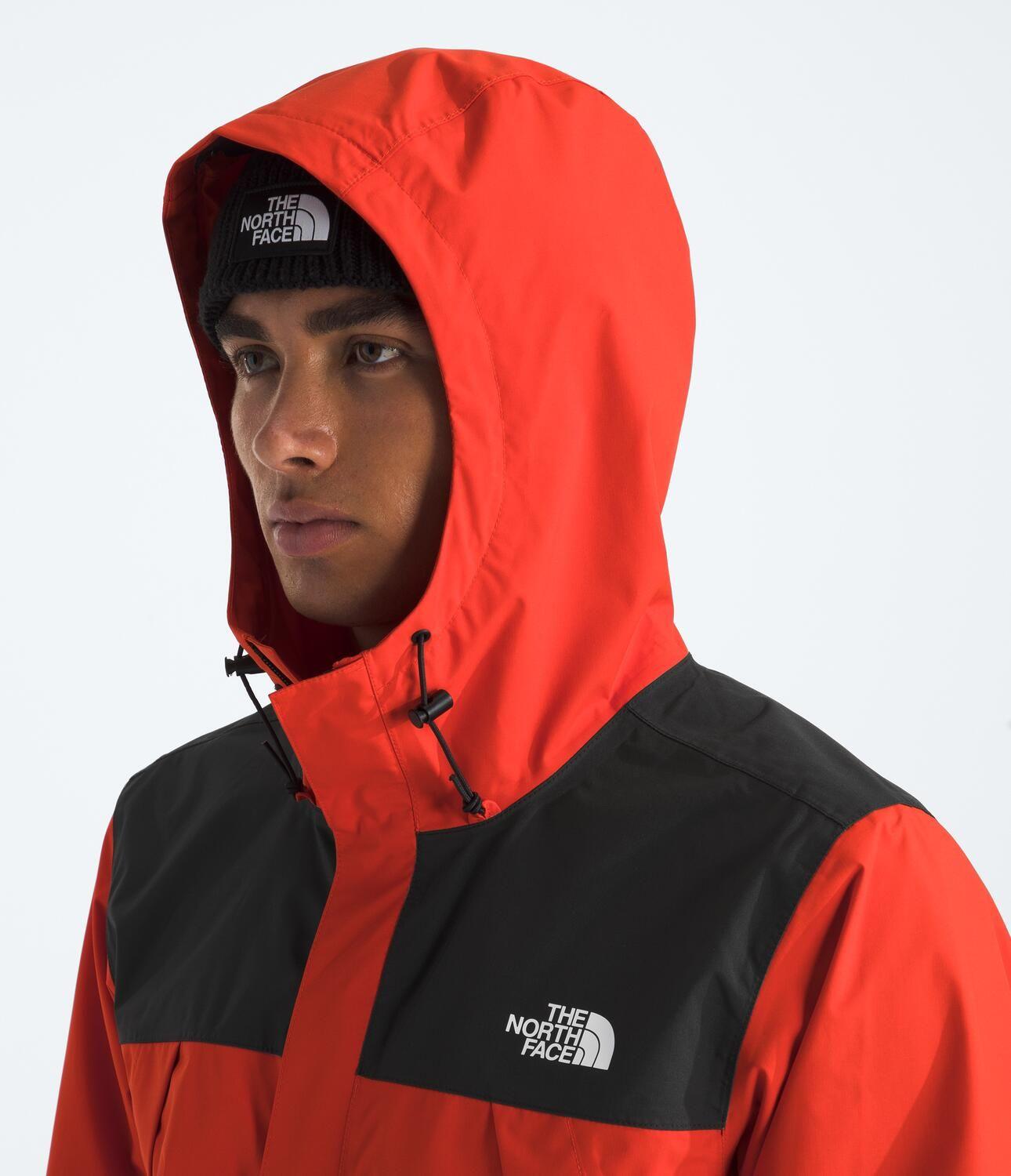 Chaqueta Impermeable Antora Hombre Rojo-4
