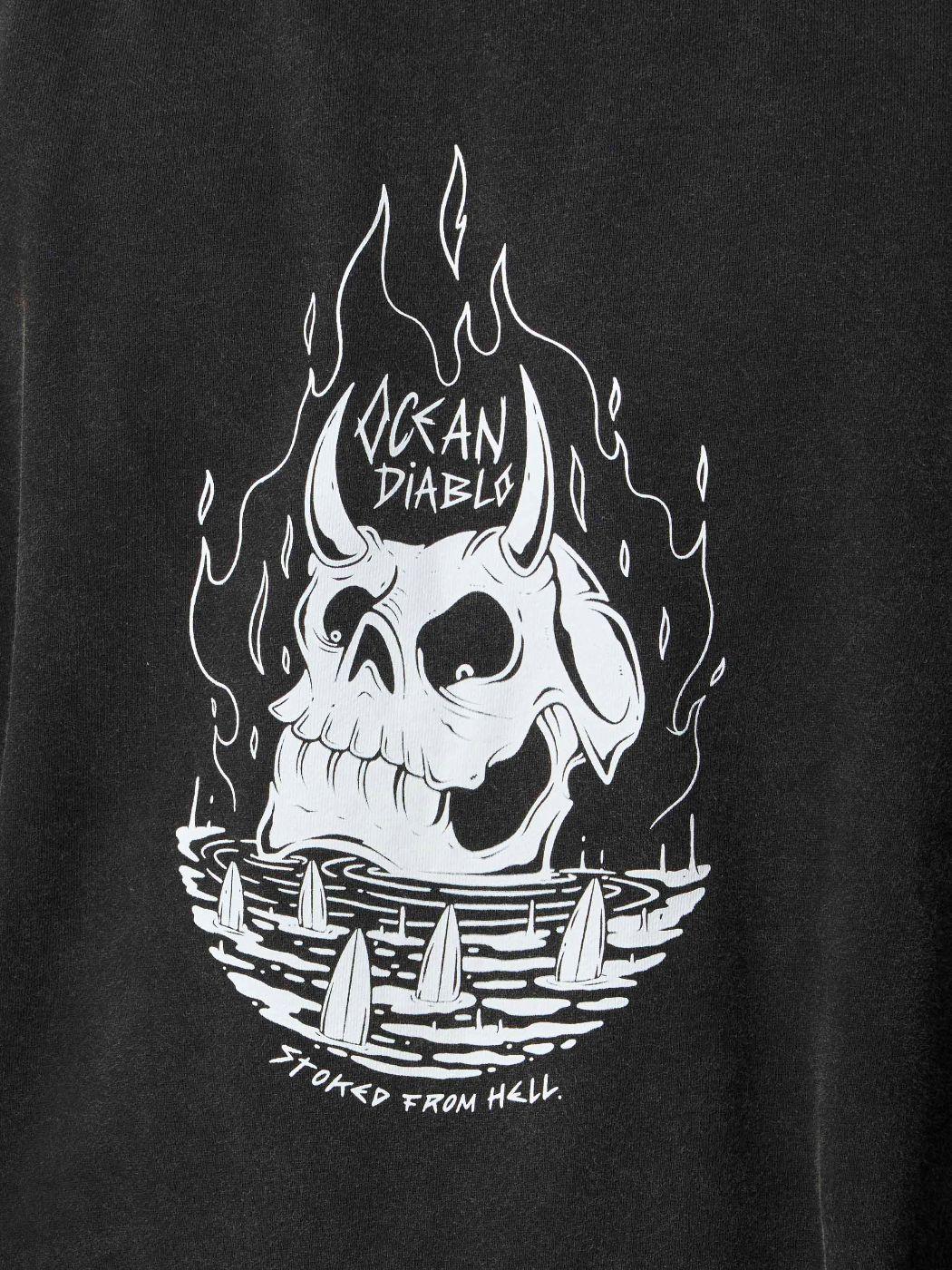 Polerón Stoked Hombre Arte Negro-4