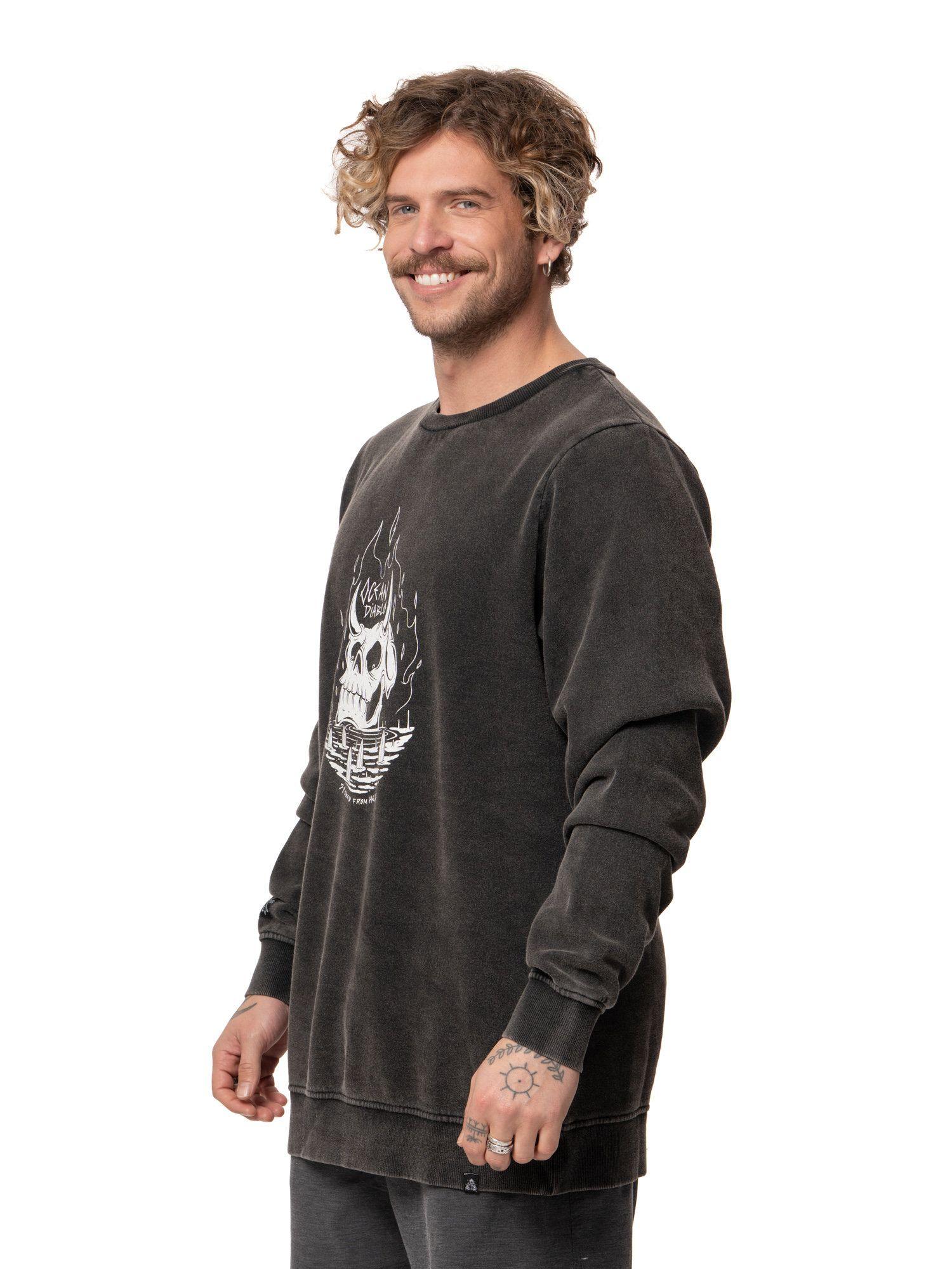 Polerón Stoked Hombre Arte Negro-3