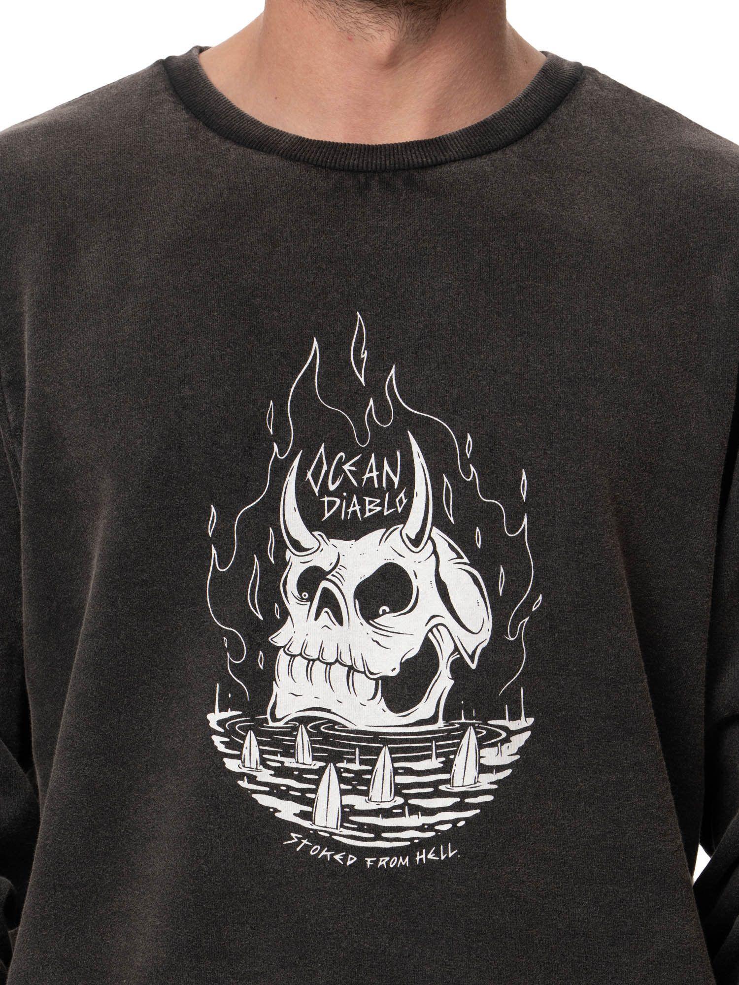 Polerón Stoked Hombre Arte Negro-7