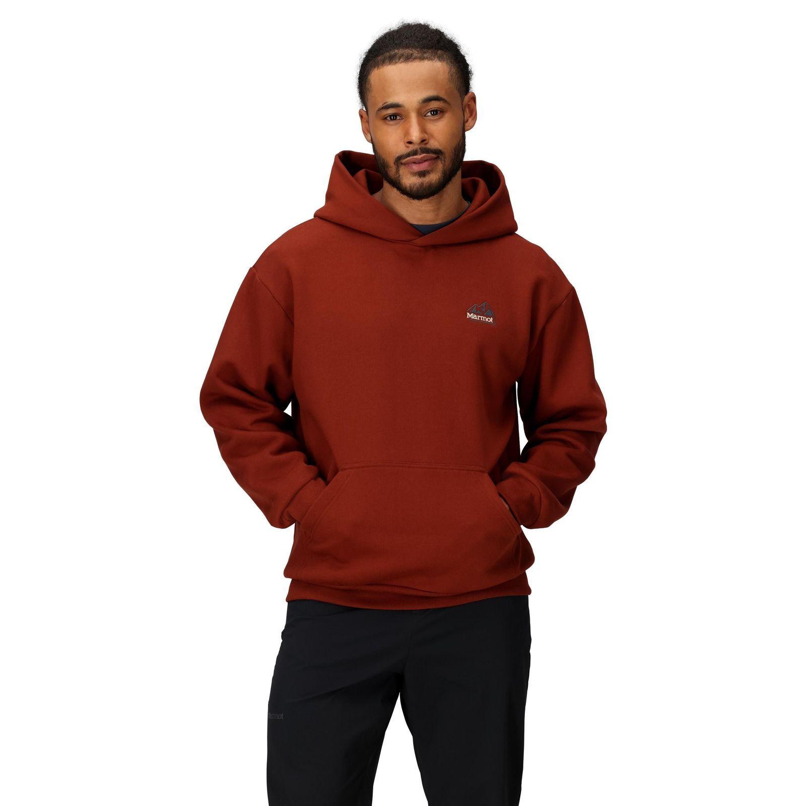 Poleron Marmot Hombre Peaks Hoody Rojo-0