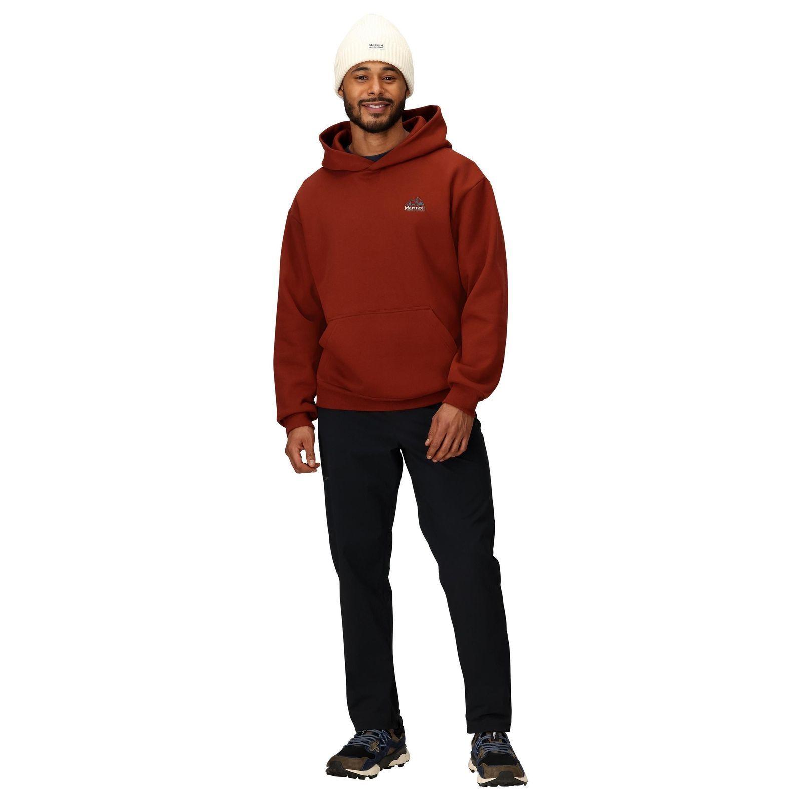 Poleron Marmot Hombre Peaks Hoody Rojo-2