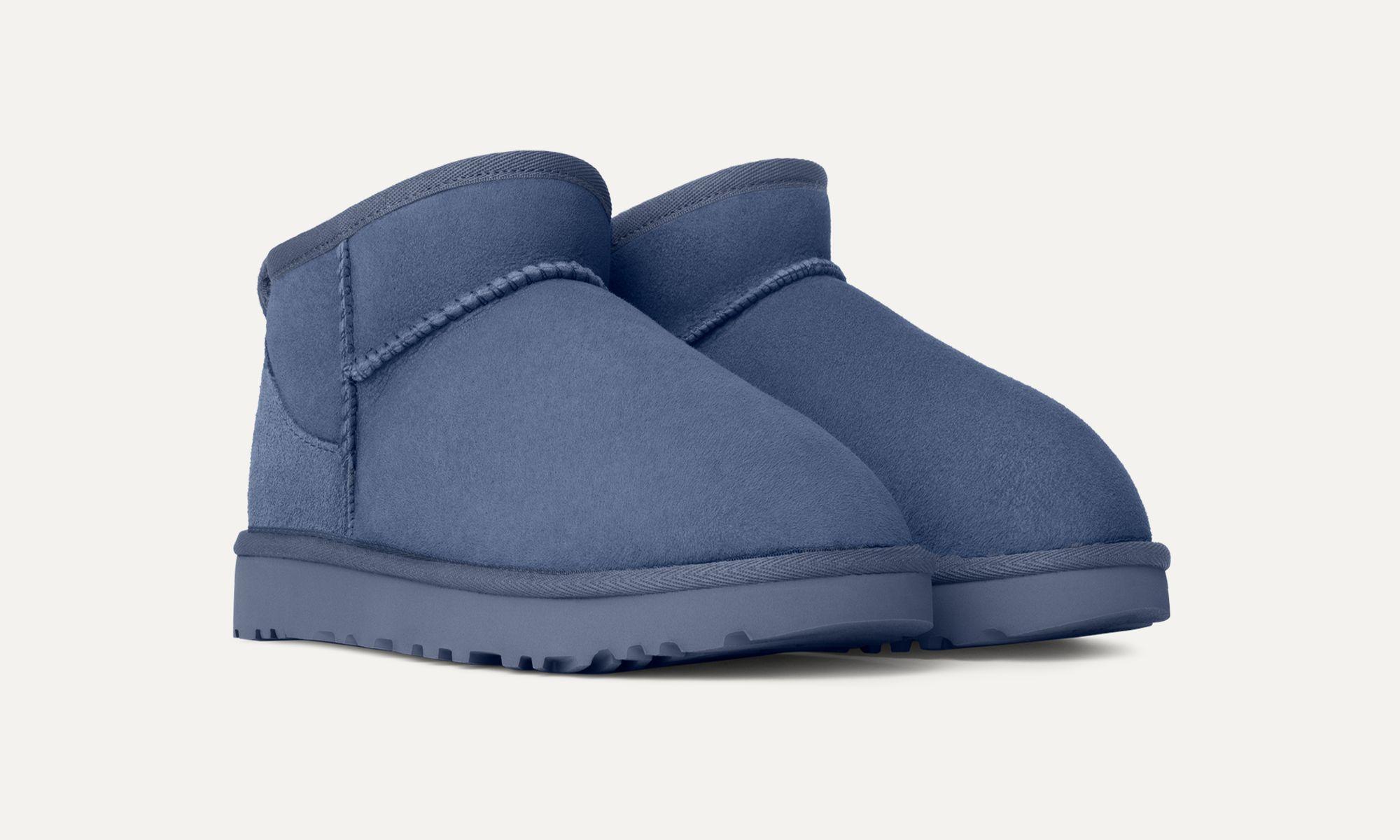 Bota Mujer UGG Classic Ultra Mini Azul-1