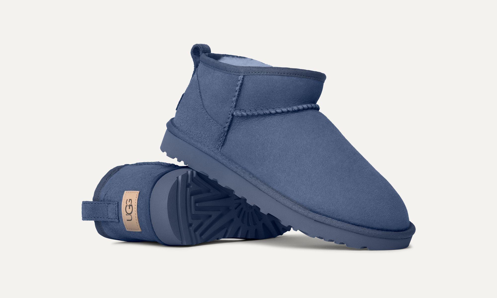 Bota Mujer UGG Classic Ultra Mini Azul-2