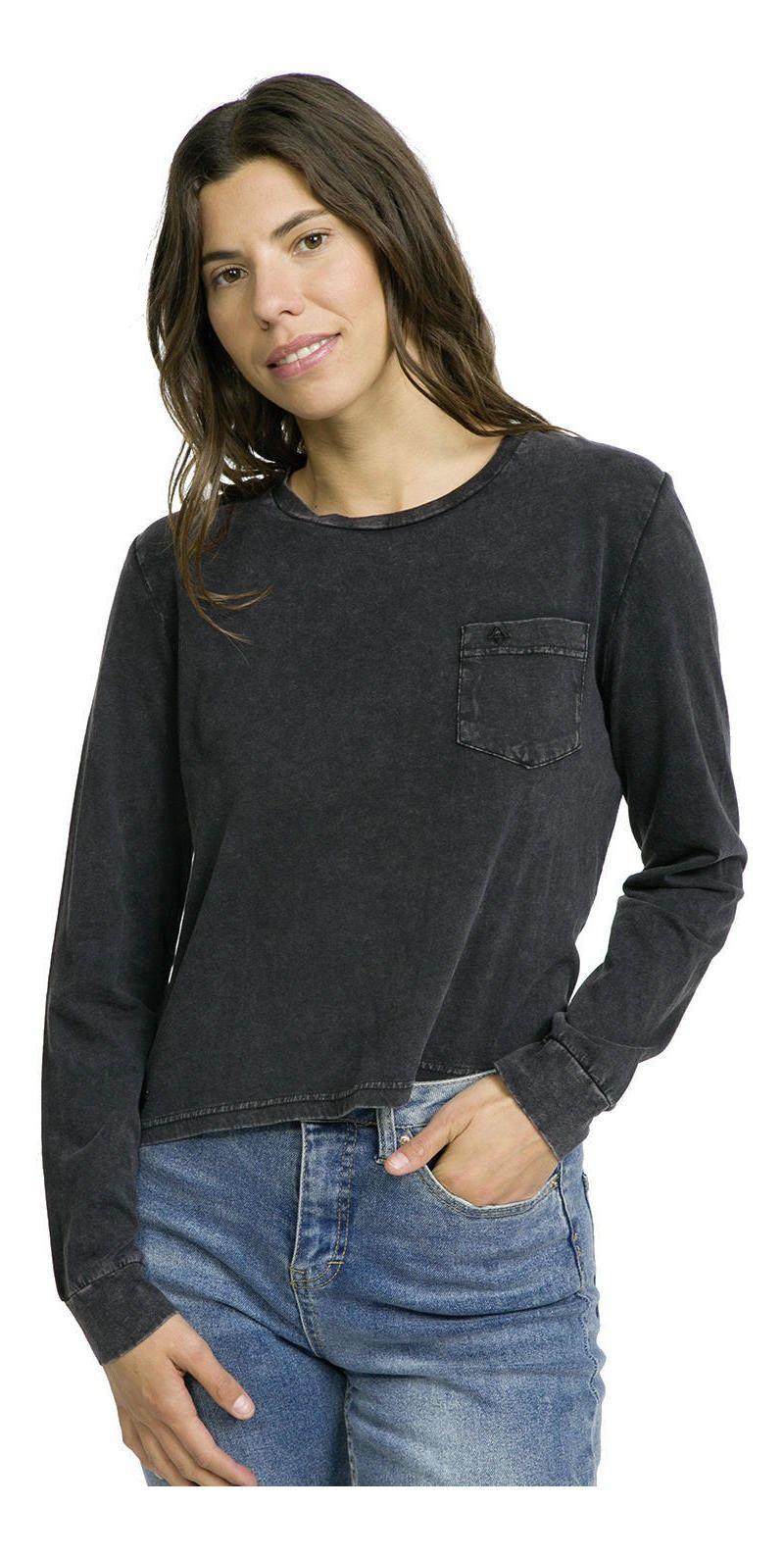 Polera Kivül Mujer Femenino Dink Lavada Negro-0