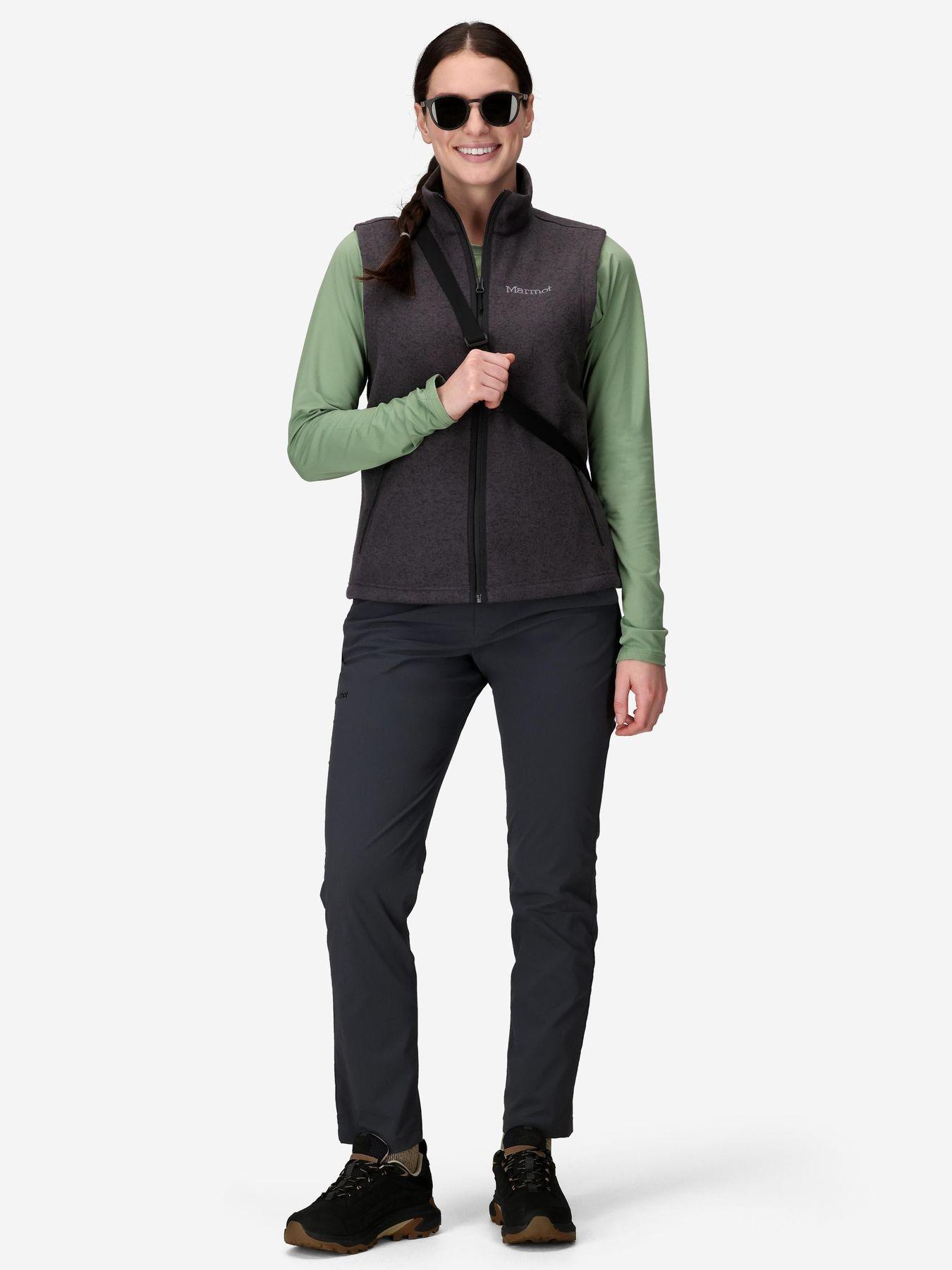 Polar Marmot Mujer Drop Line Vest Negro-2