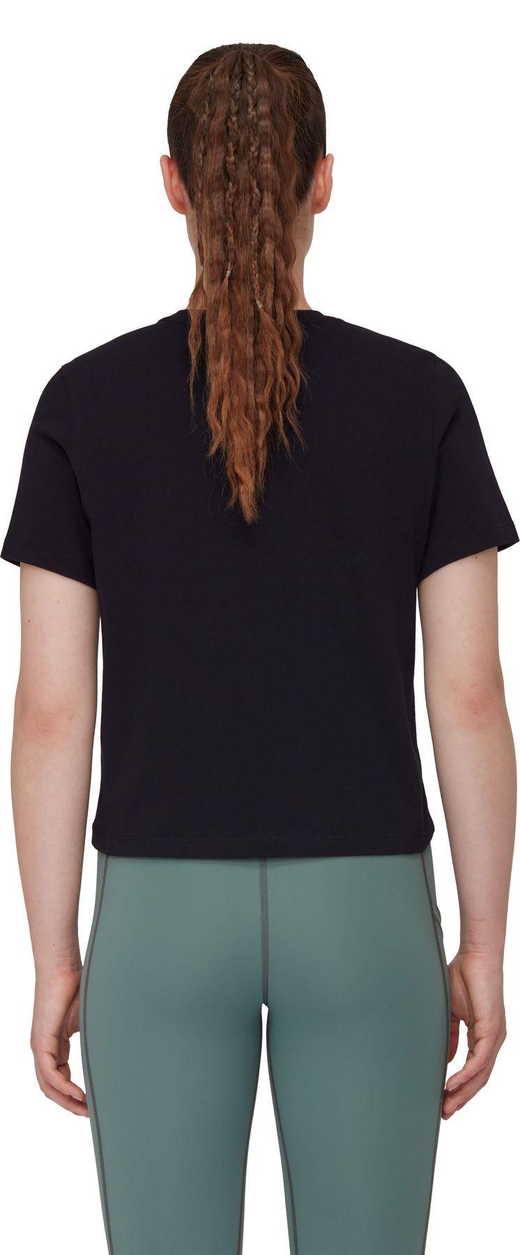 Polera Mammut Mujer Massone Cropped Patch Negro-1