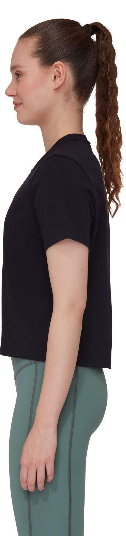 Polera Mammut Mujer Massone Cropped Patch Negro-2