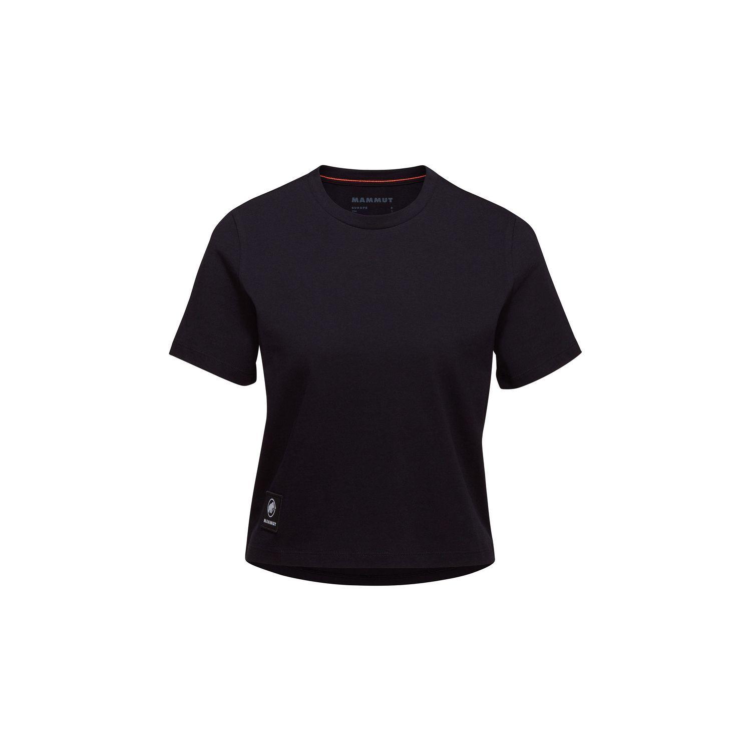 Polera Mammut Mujer Massone Cropped Patch Negro-3