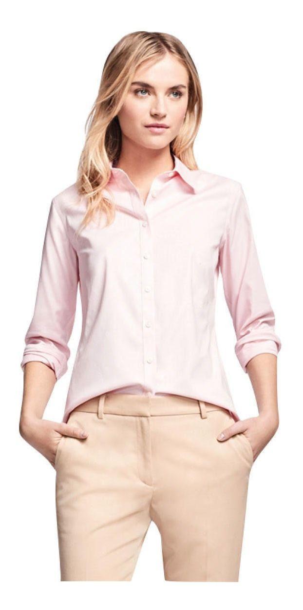 Blusa Brooks Brothers Mujer Non-iron Fitted Dress Rosado Rosado-0