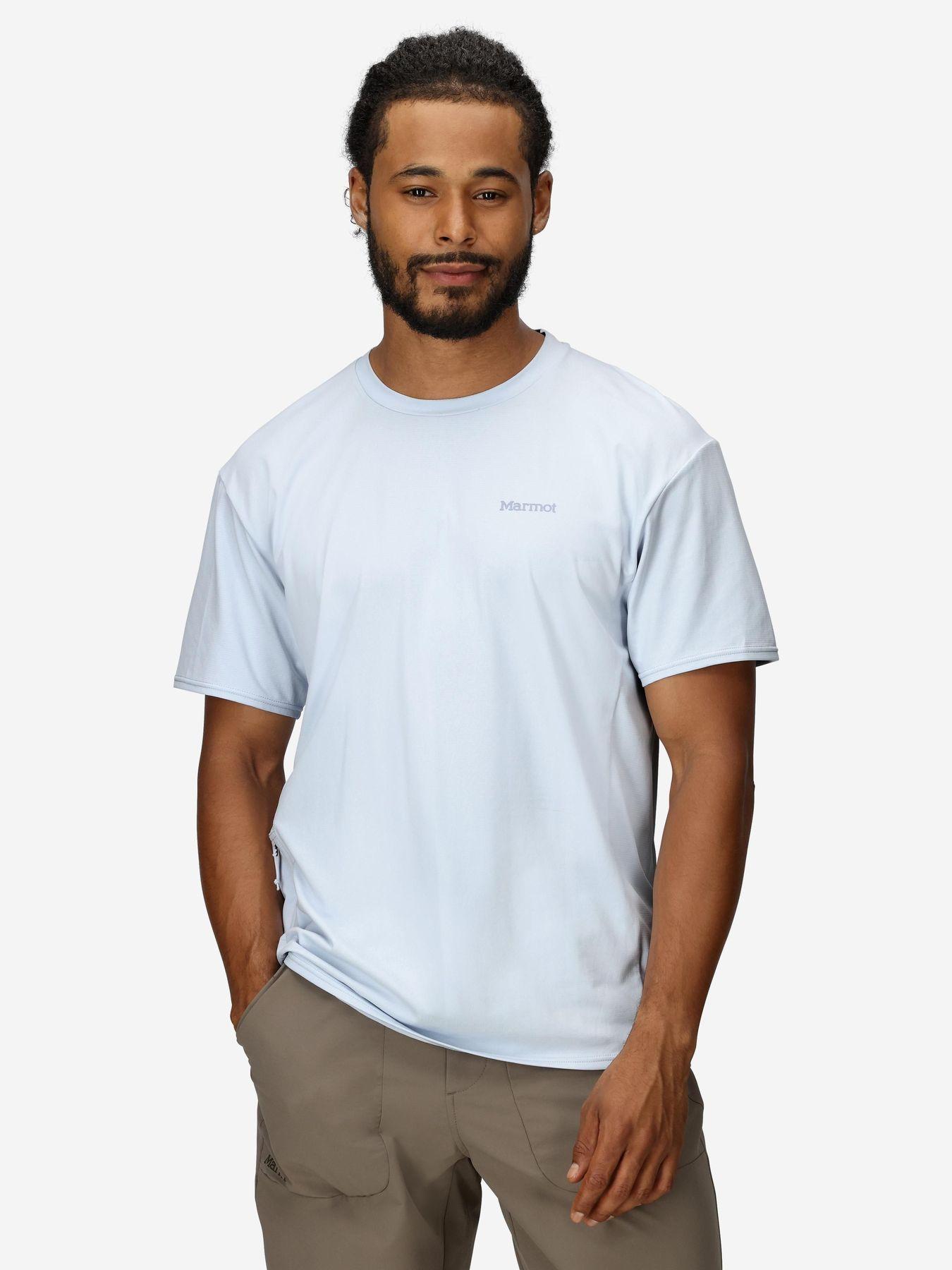 Polera Marmot Hombre Arex Upf50 Cress Blanco-0