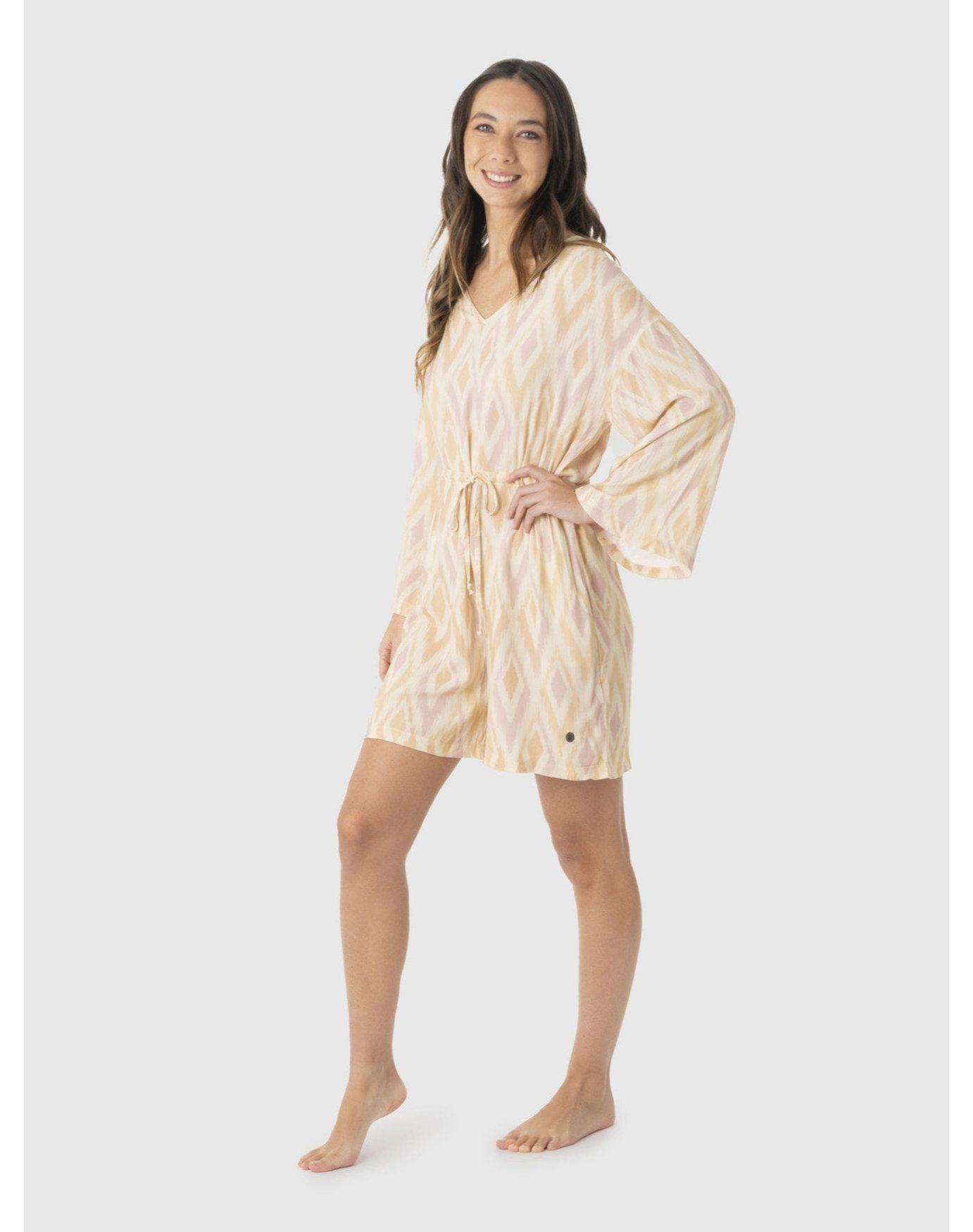 Vestido Stoked Mujer Marea Beige-4