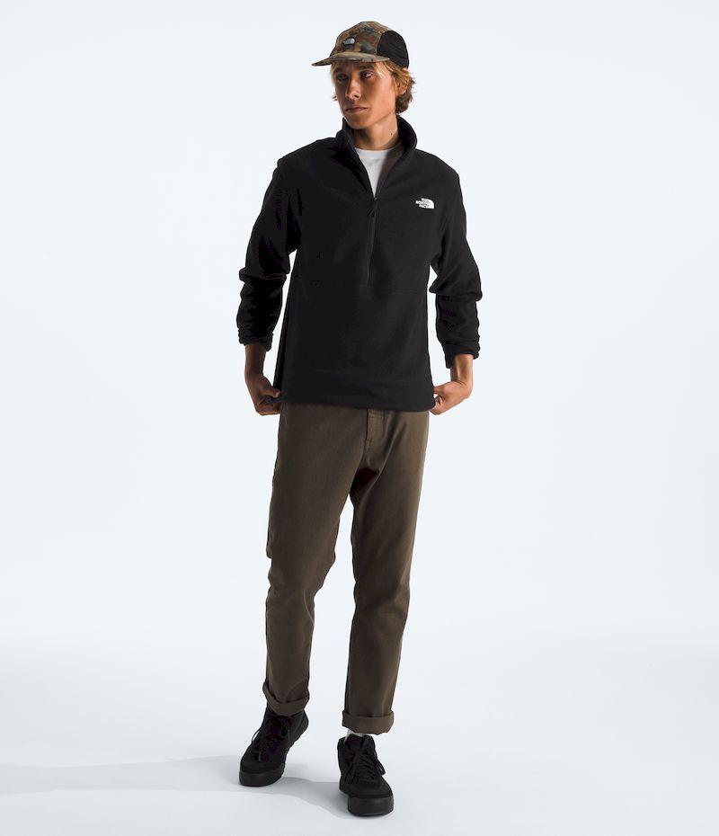 Polar The North Face Hombre Glacier 45689 Zip Negro-3