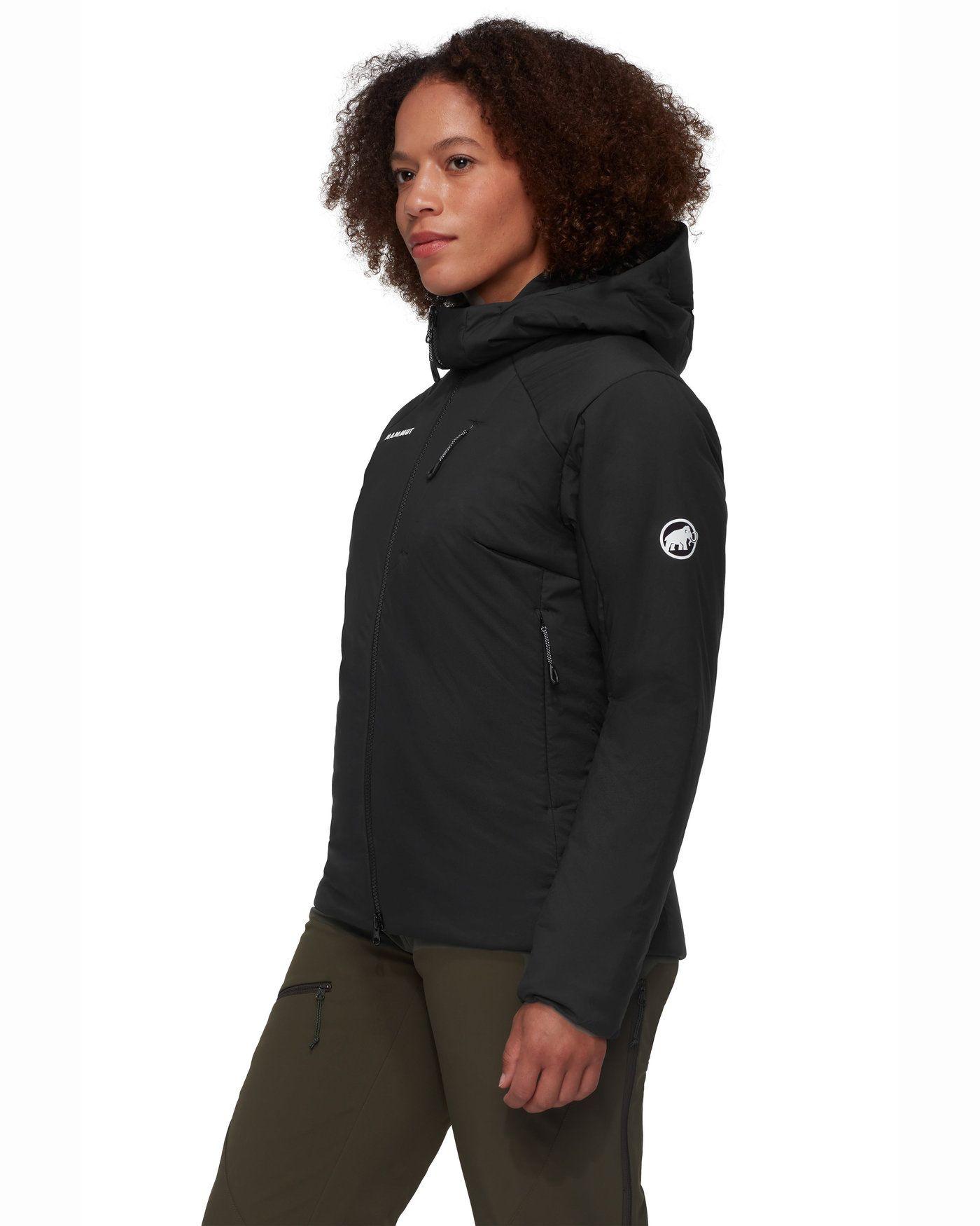 Chaqueta Mammut Mujer Rime In Flex Hooded Negro-1