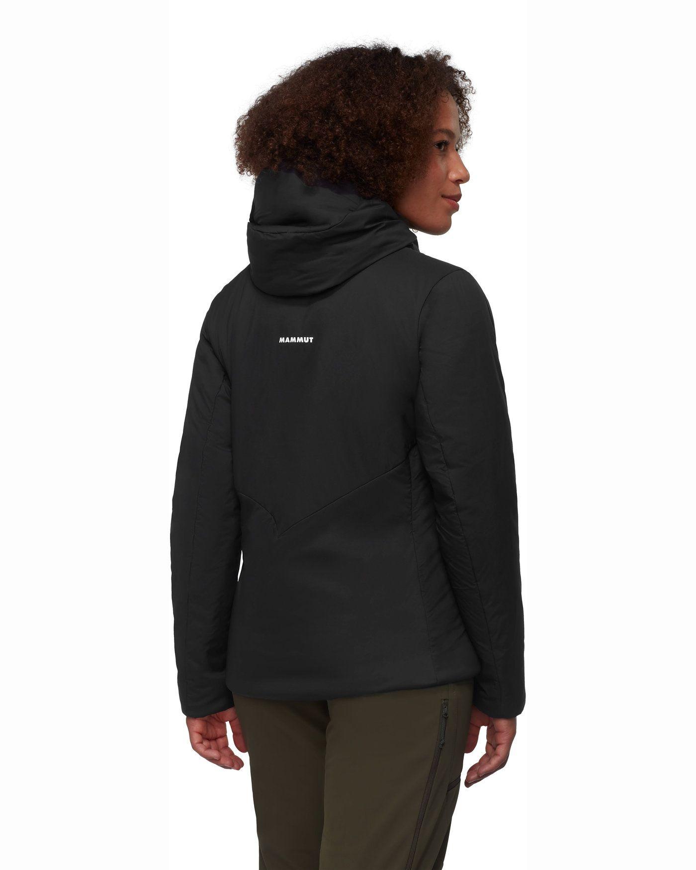 Chaqueta Mammut Mujer Rime In Flex Hooded Negro-2