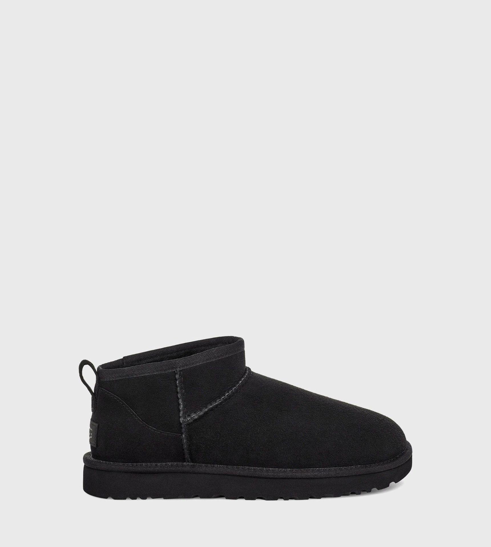 Bota UGG Mujer Classic Ultra Mini Negro-0