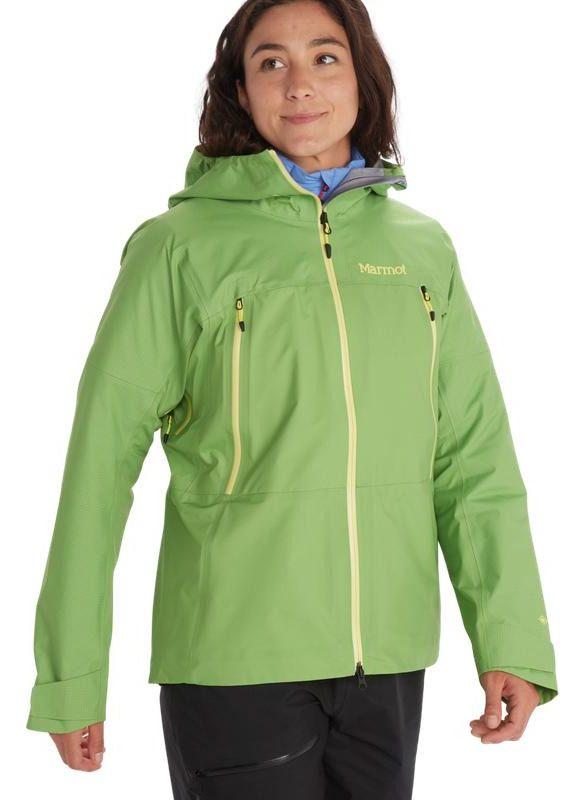 Chaqueta Marmot Mujer Impermeable Mitre Peak Gtx Verde-0