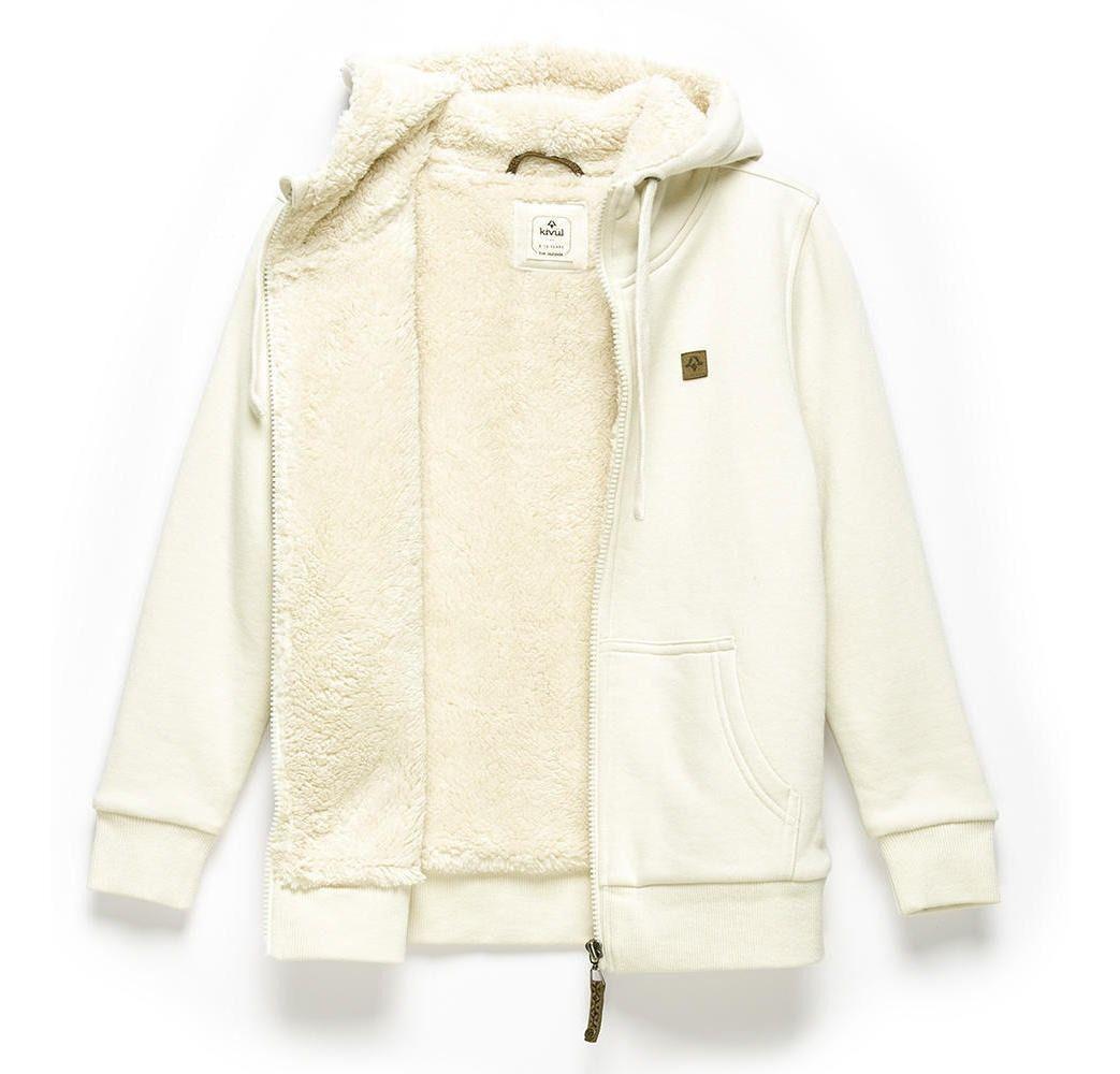 Polerón Kivül Niña Klement Sherpa Hoodie Blanco-1