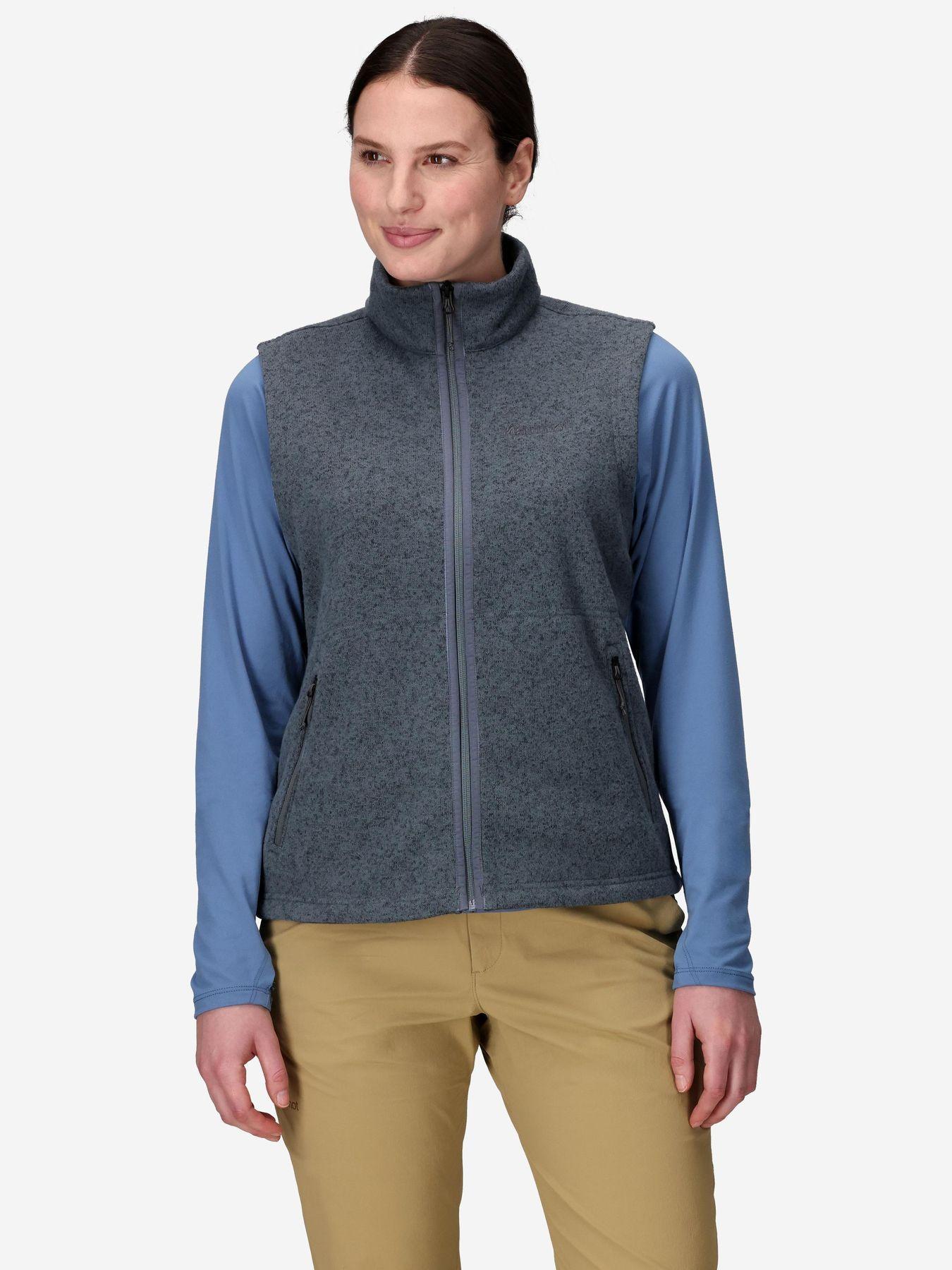 Polar Marmot Mujer Drop Line Vest Gris-0