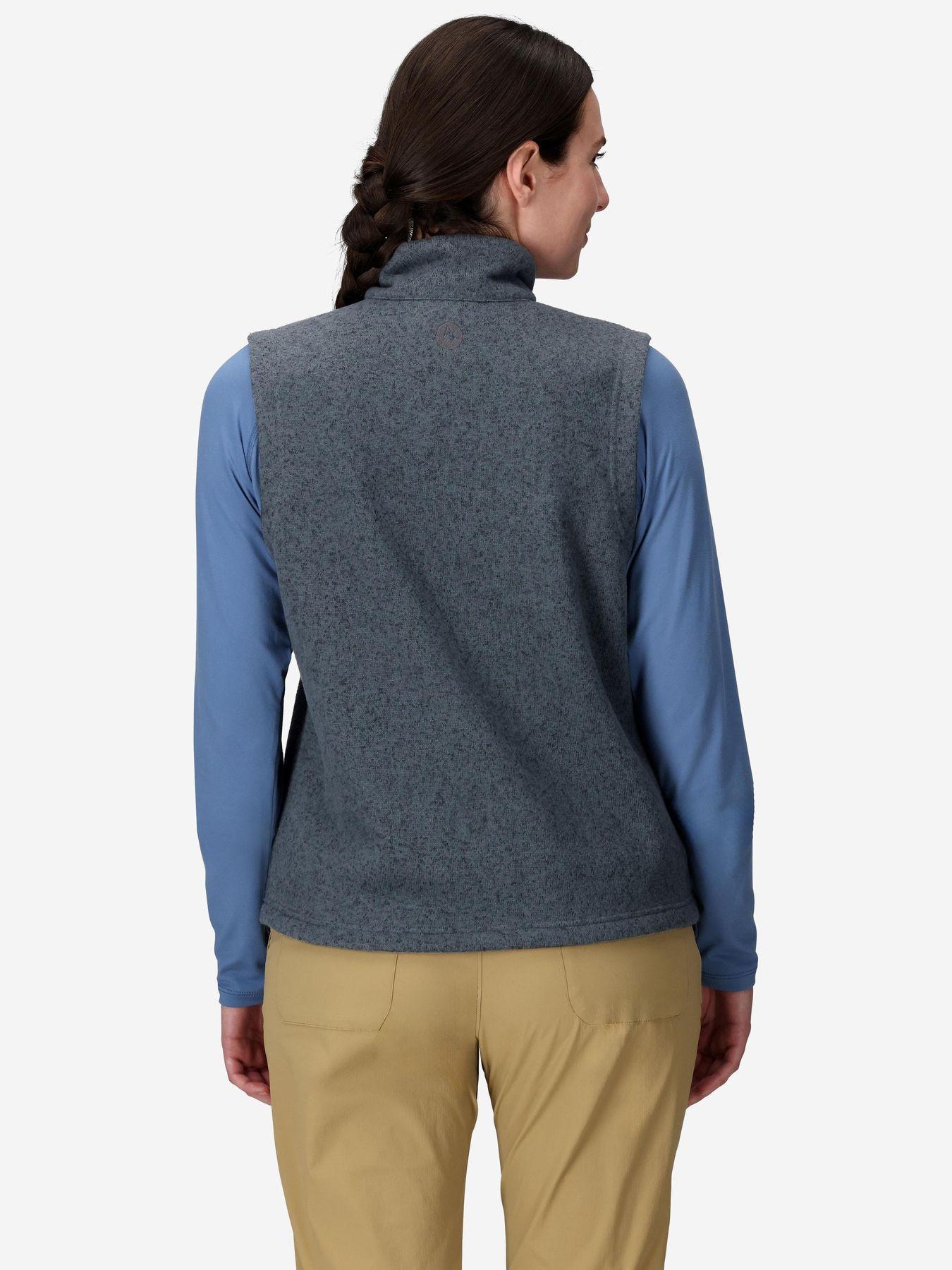 Polar Marmot Mujer Drop Line Vest Gris-1