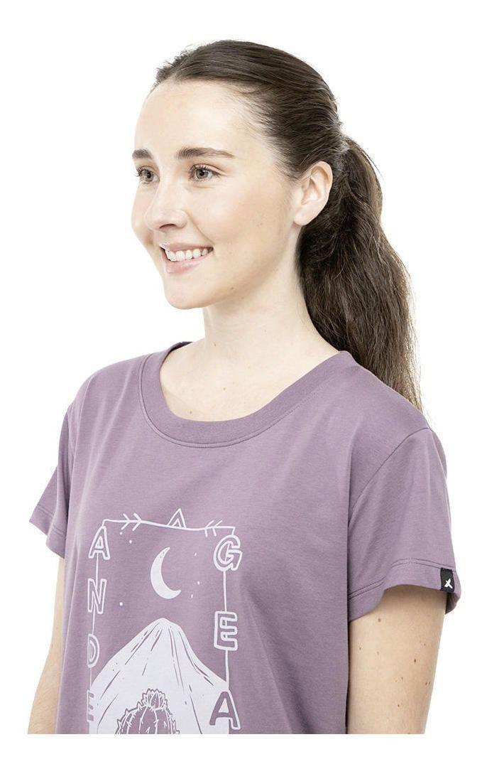 Polera Andesgear Mujer Logo Lila-3