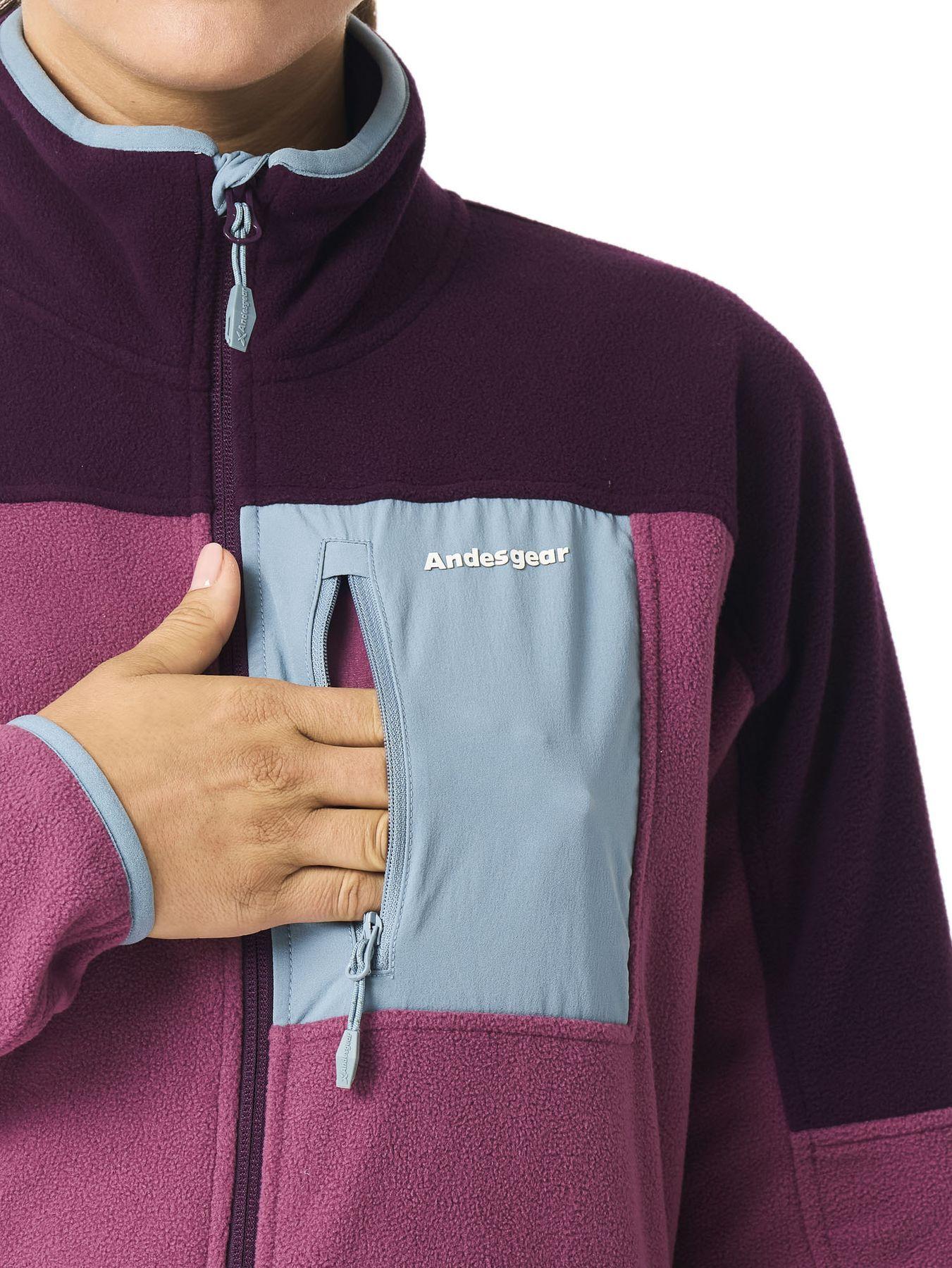 Polar Andesgear Mujer New Maihue Fullzip Rojo-5