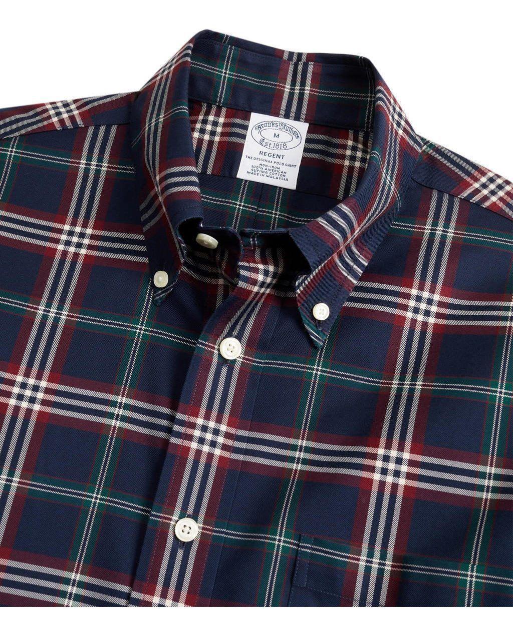 Camisa Brooks Brothers Hombre Non-iron Regent Fit- BB42 Azul-1