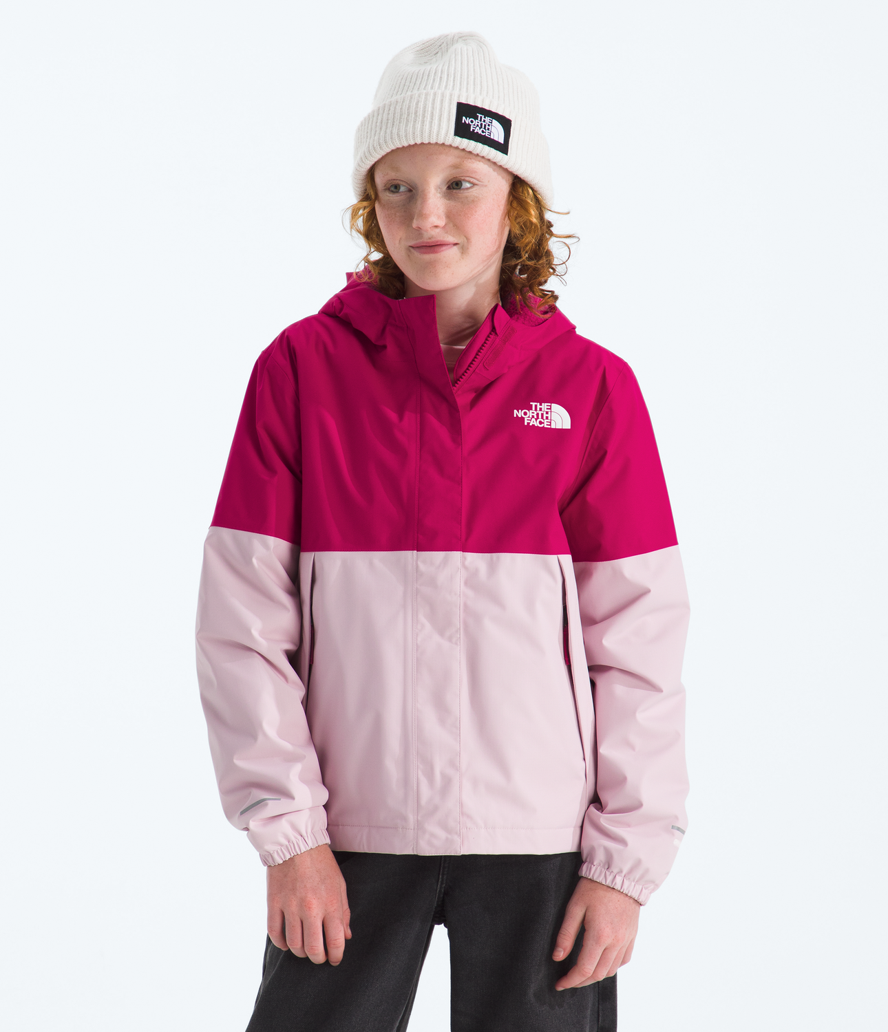 Chaqueta Impermeable Warm Antora Niña Rosado-0
