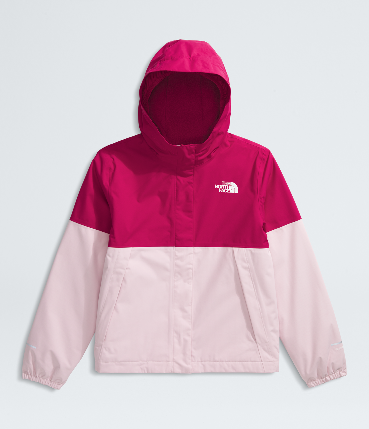 Chaqueta Impermeable Warm Antora Niña Rosado-6