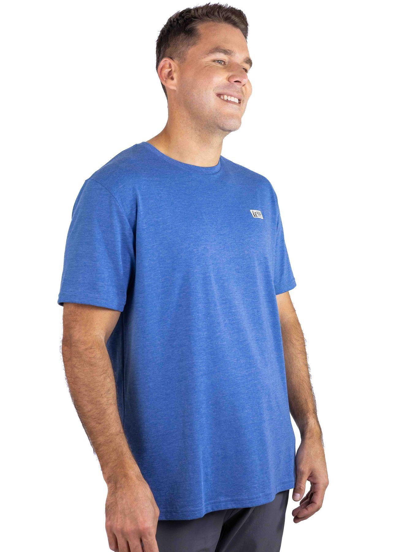 Polera Marmot Hombre Chest Label Tee Azul-5