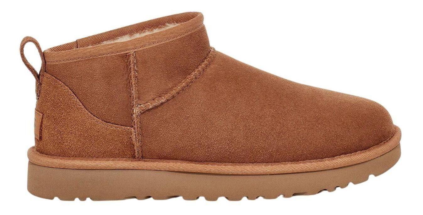 Bota UGG Mujer Classic Ultra Mini Café Claro-0