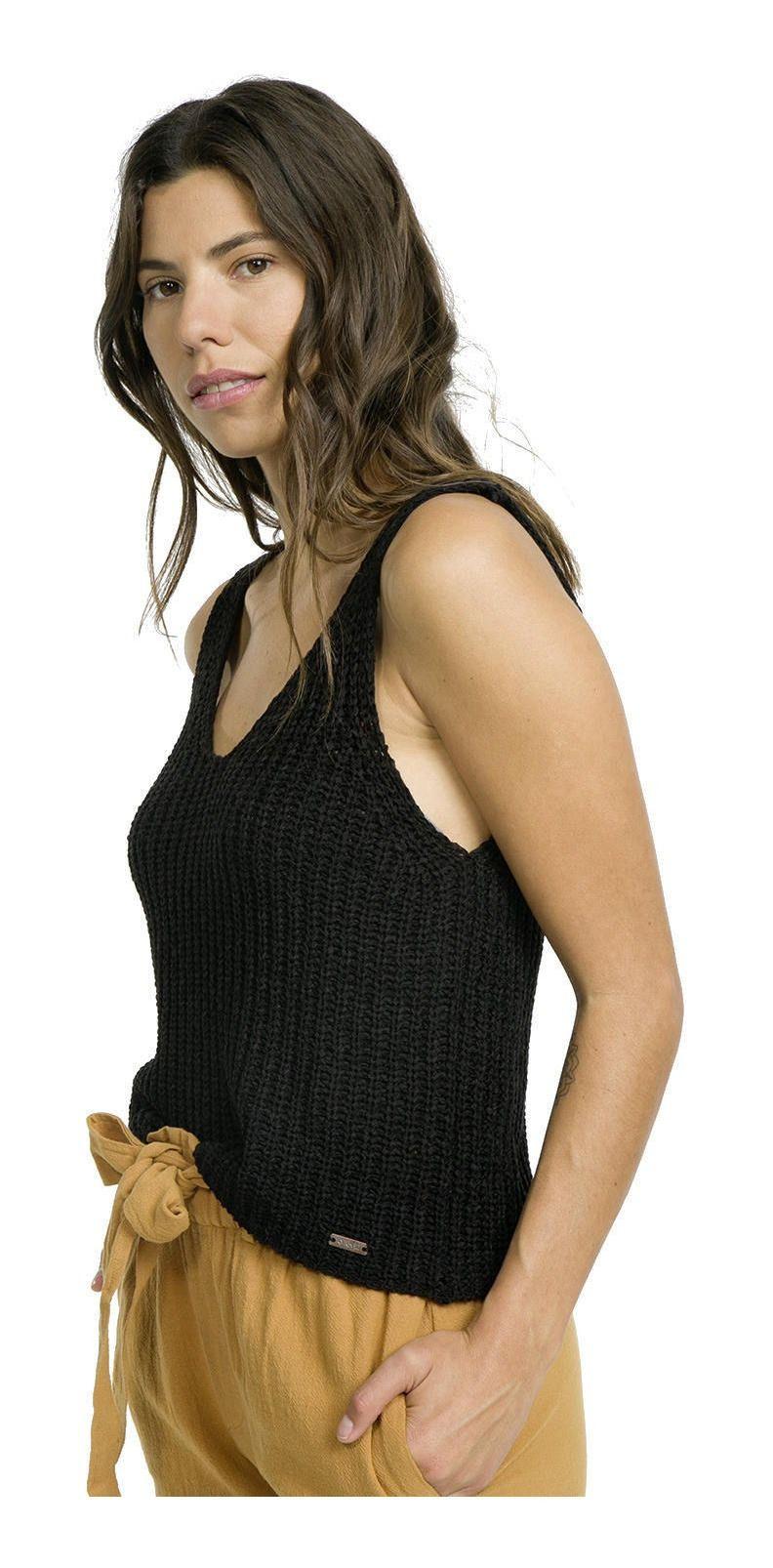 Polera Kivül Mujer Femenino Mink Negro-1