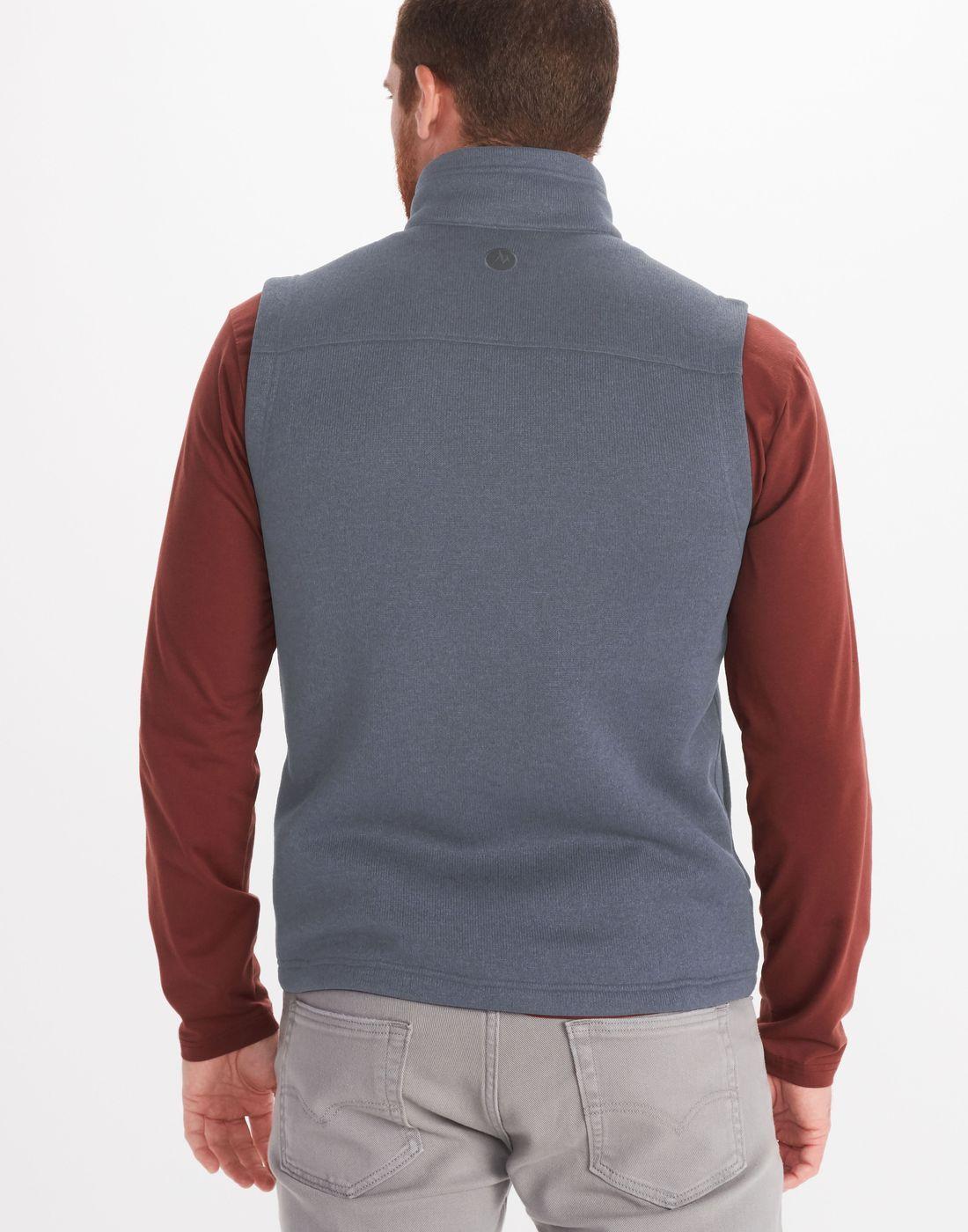 Polar Marmot Hombre Drop Line Vest Gris-2