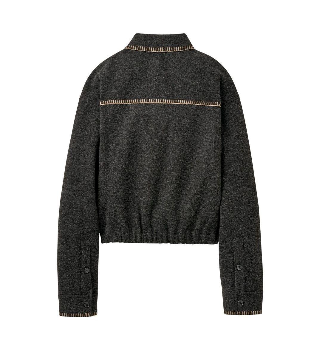 Poleron Ugg Mujer Toria Jacket Gris-1