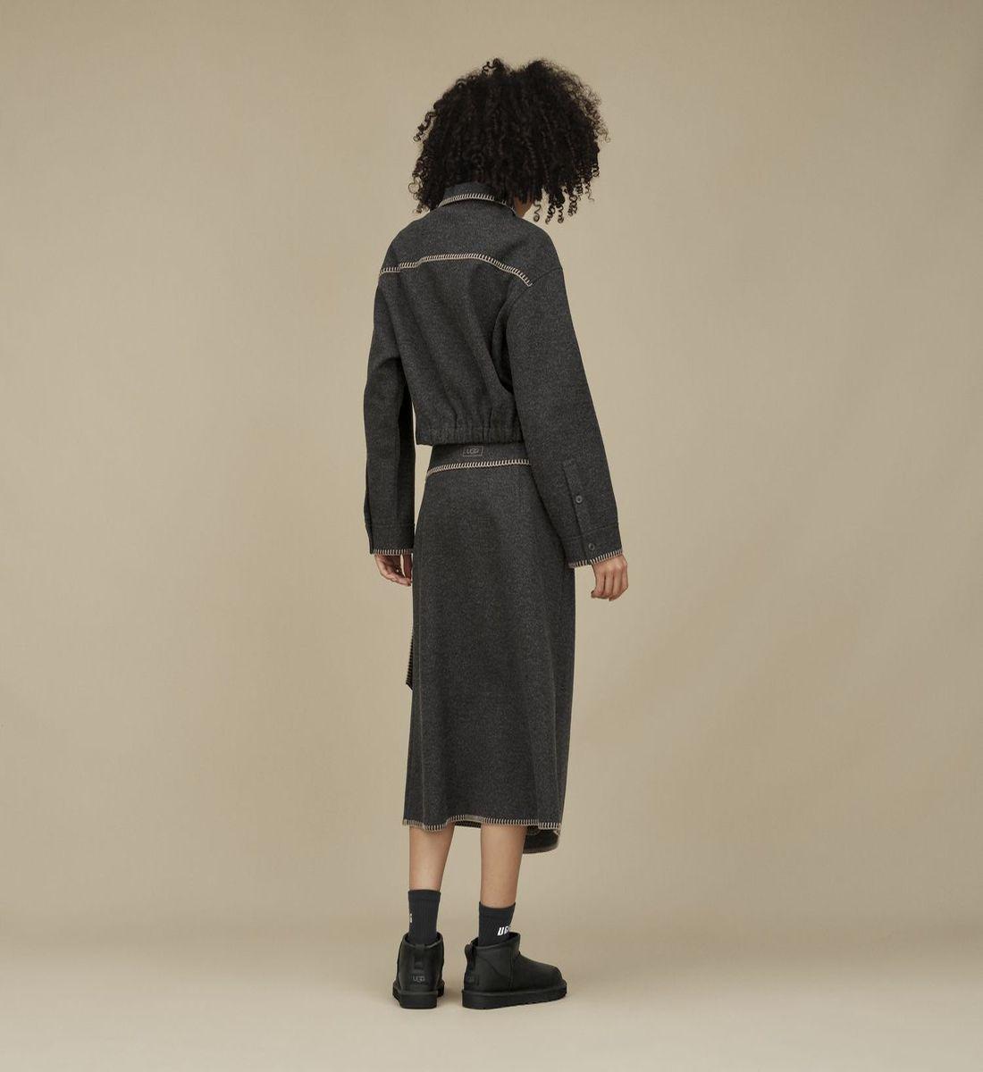 Poleron Ugg Mujer Toria Jacket Gris-3