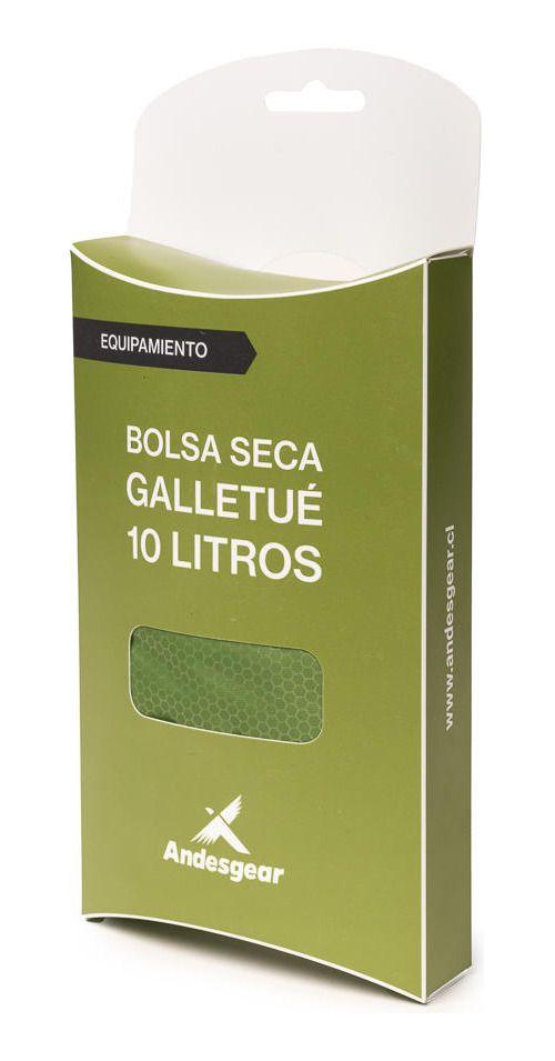 Bolsa Andesgear Unisex Seca 10lt Galletué Verde-4
