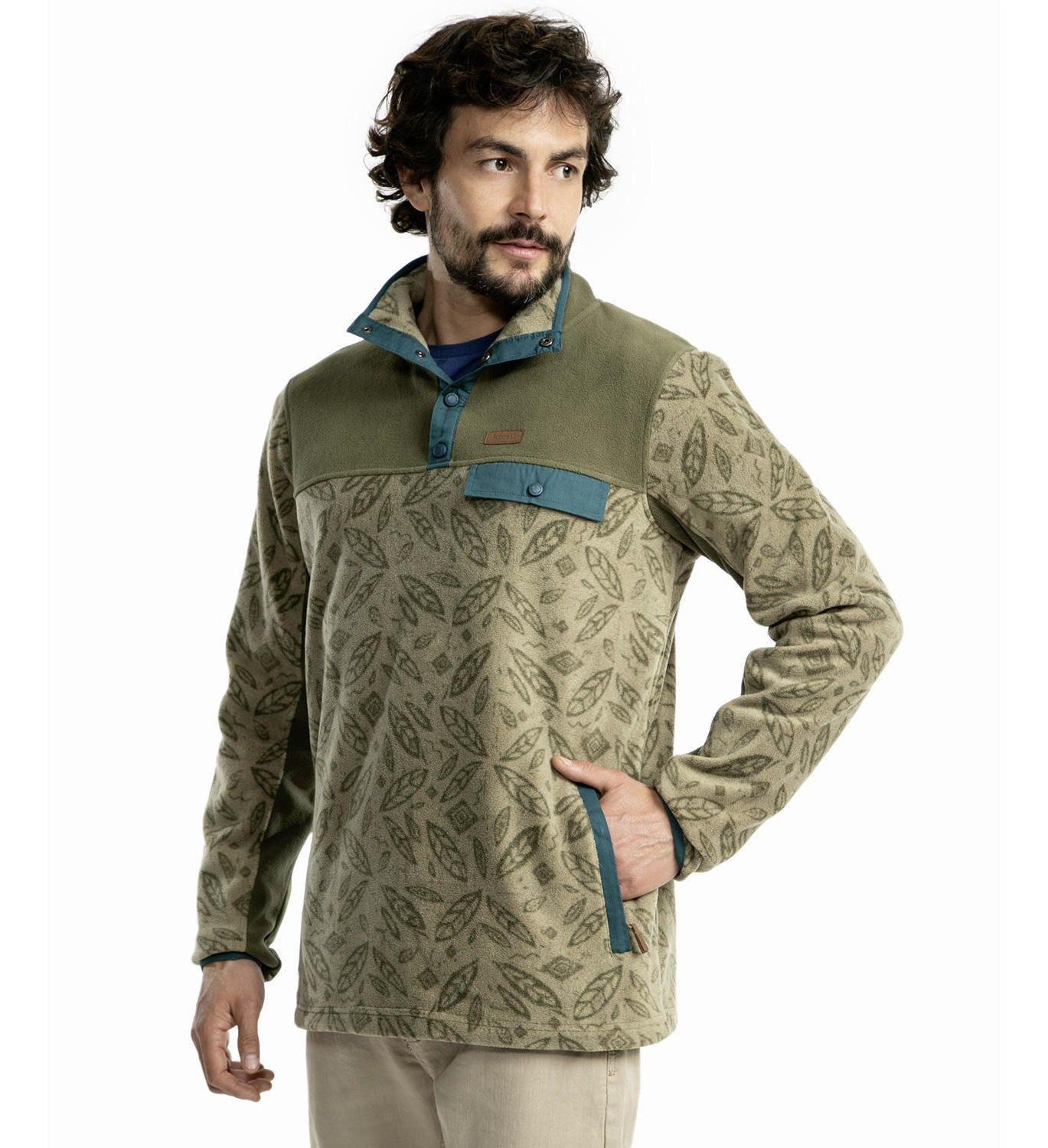Polar Kivül Hombre Irenke Fleece KPRFO Verde-1