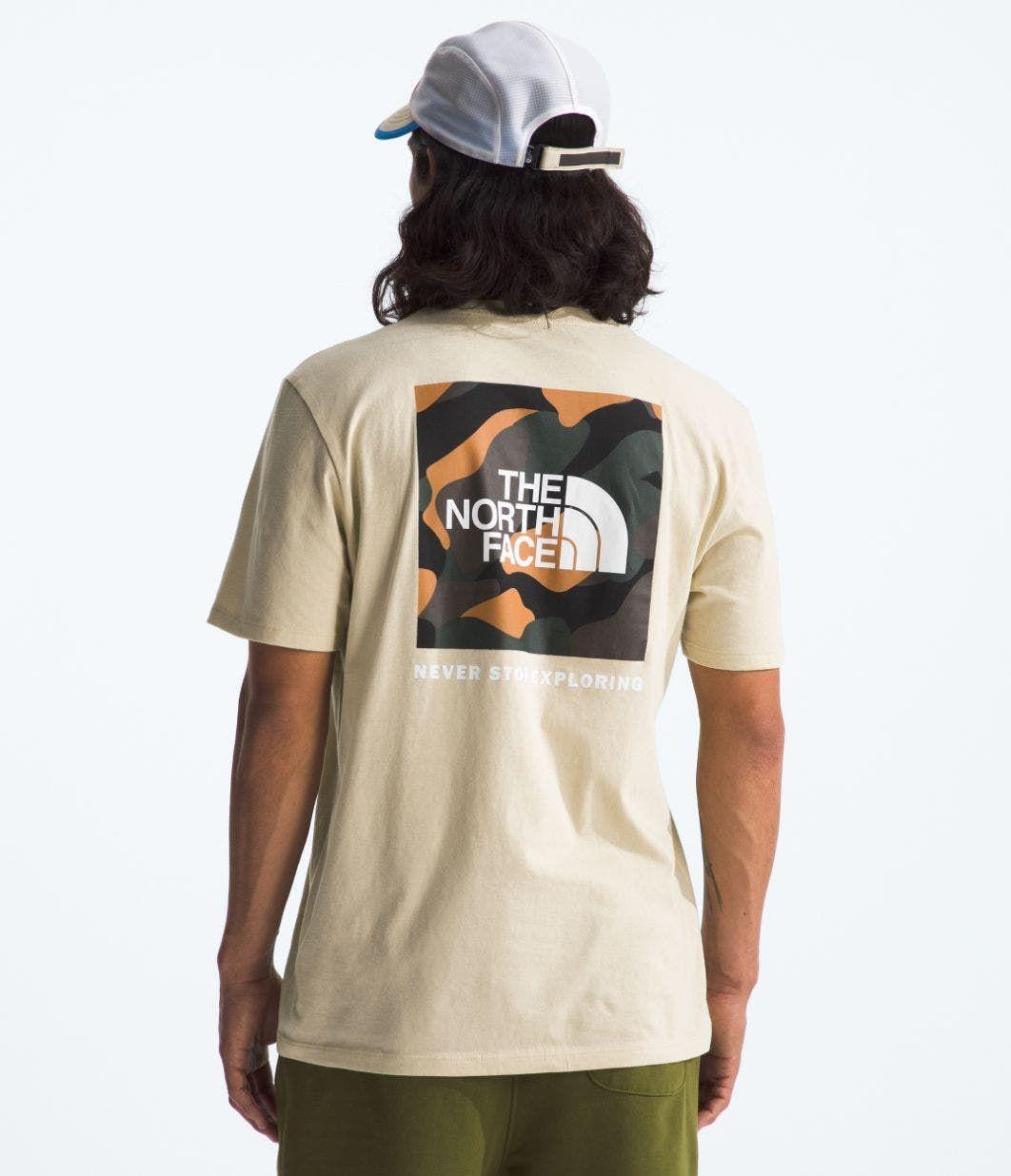 Polera The North Face Hombre S/S Box Nse Tee Beige-1