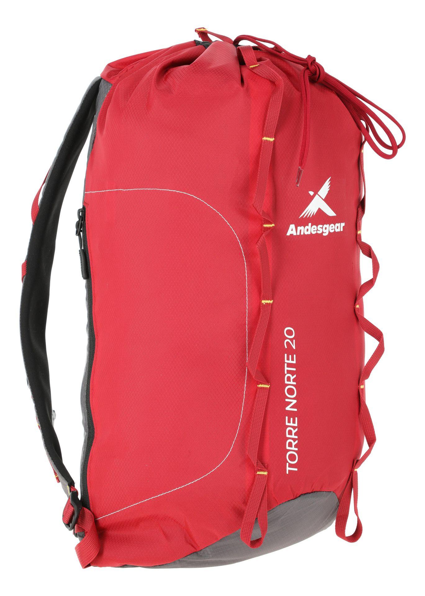 Mochila Andesgear Unisex Escalada Torre Norte 20 Litros AG020 Rojo-2