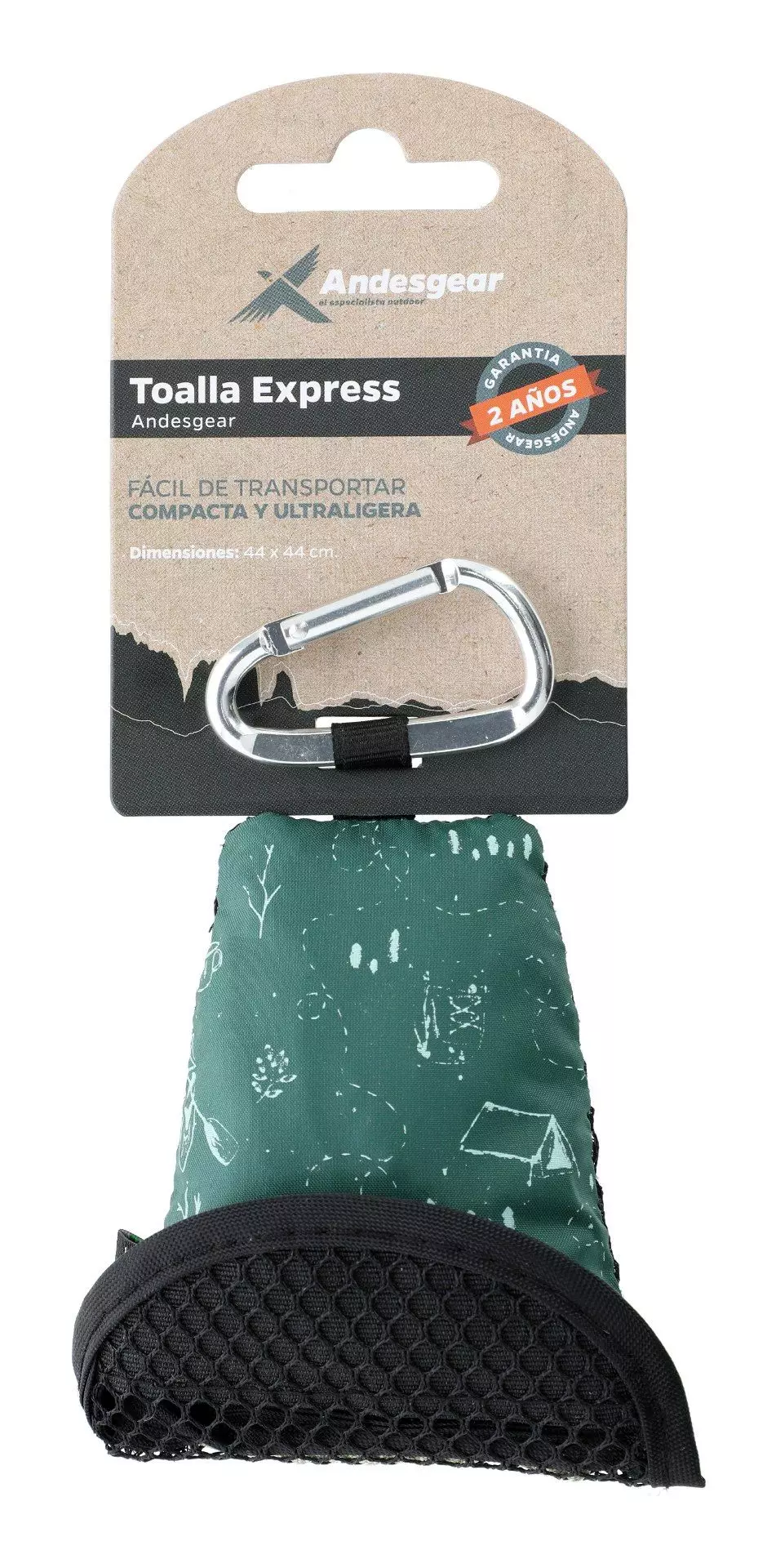 Toalla Andesgear Unisex Express Verde-0