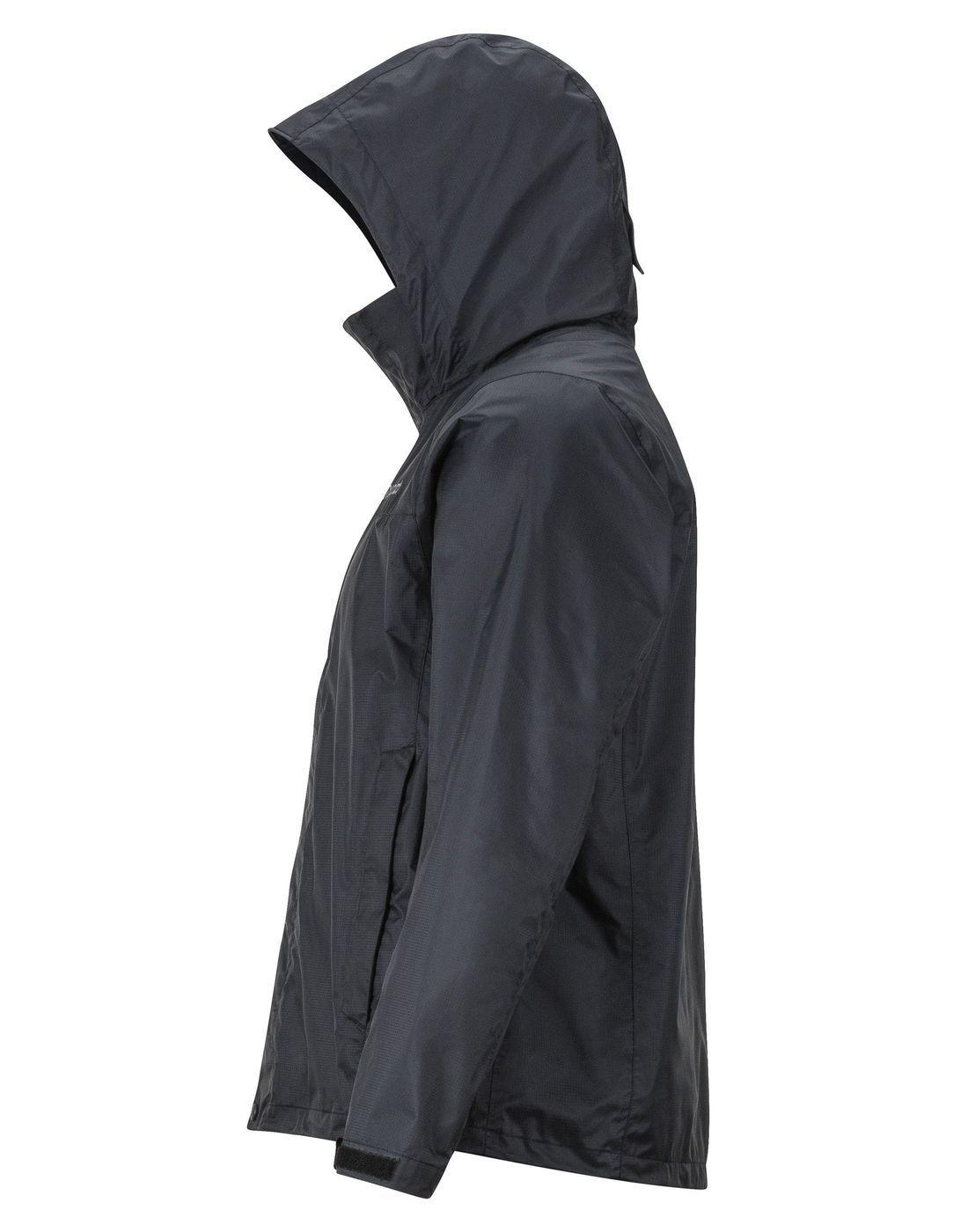 Chaqueta Marmot Hombre Impermeable Precip Eco Negro Cierre-4